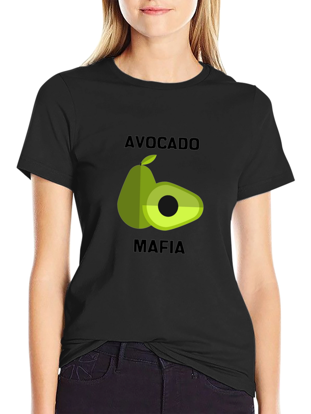 Avocado Mafia Black Graphic Tee