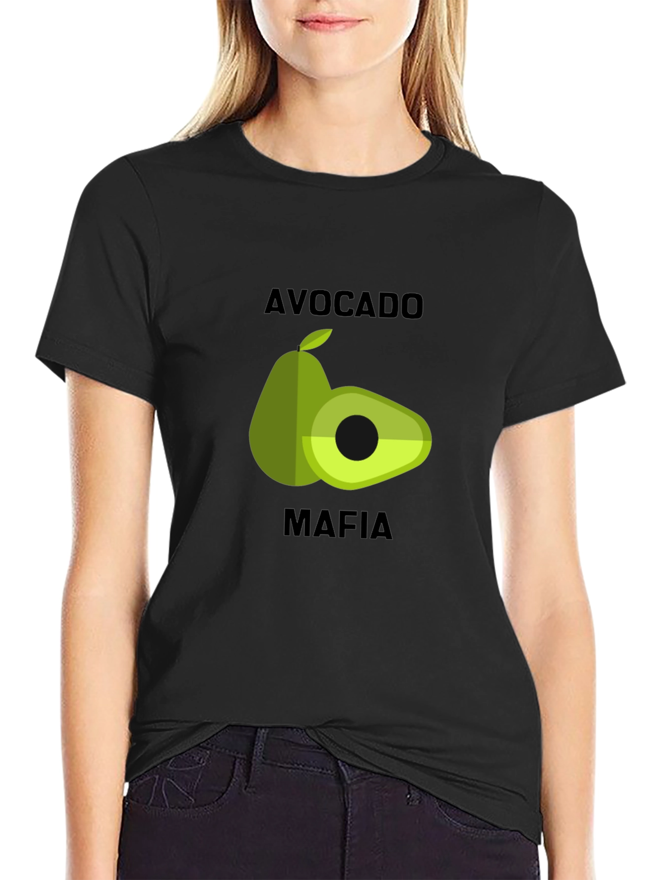Avocado Mafia Black Graphic Tee