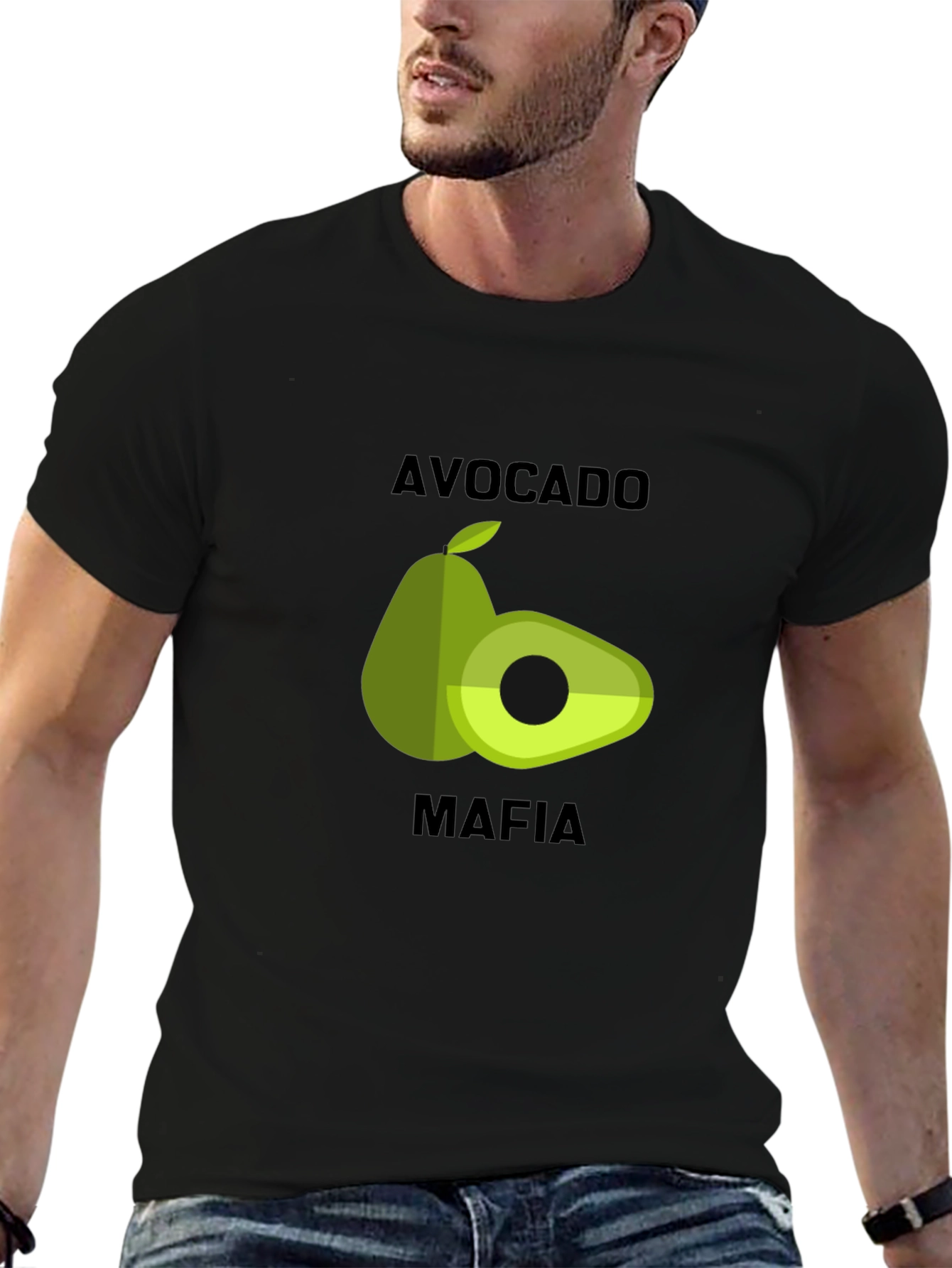 Avocado Mafia Black Graphic Tee