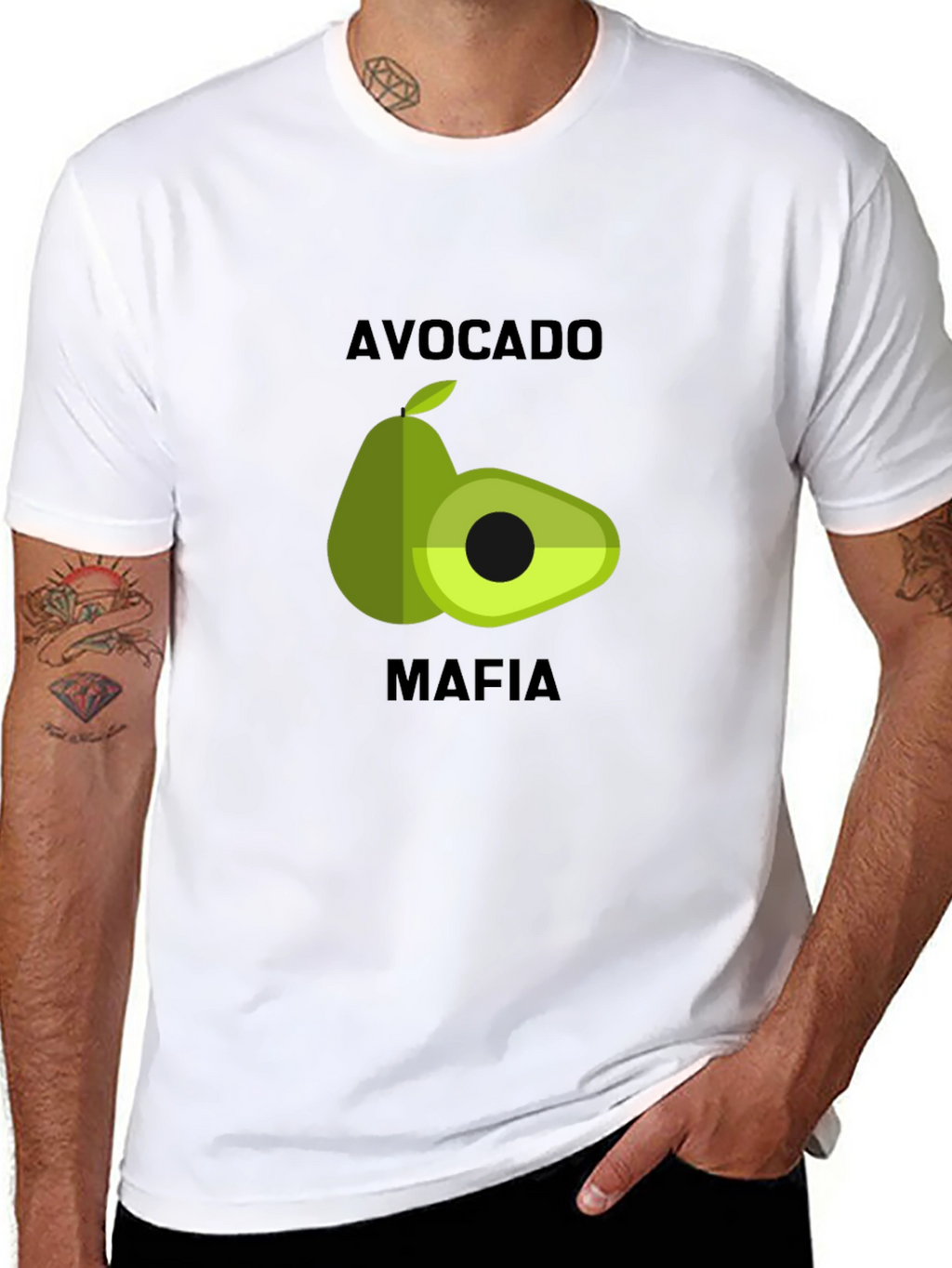 Avocado Mafia Black Graphic Tee