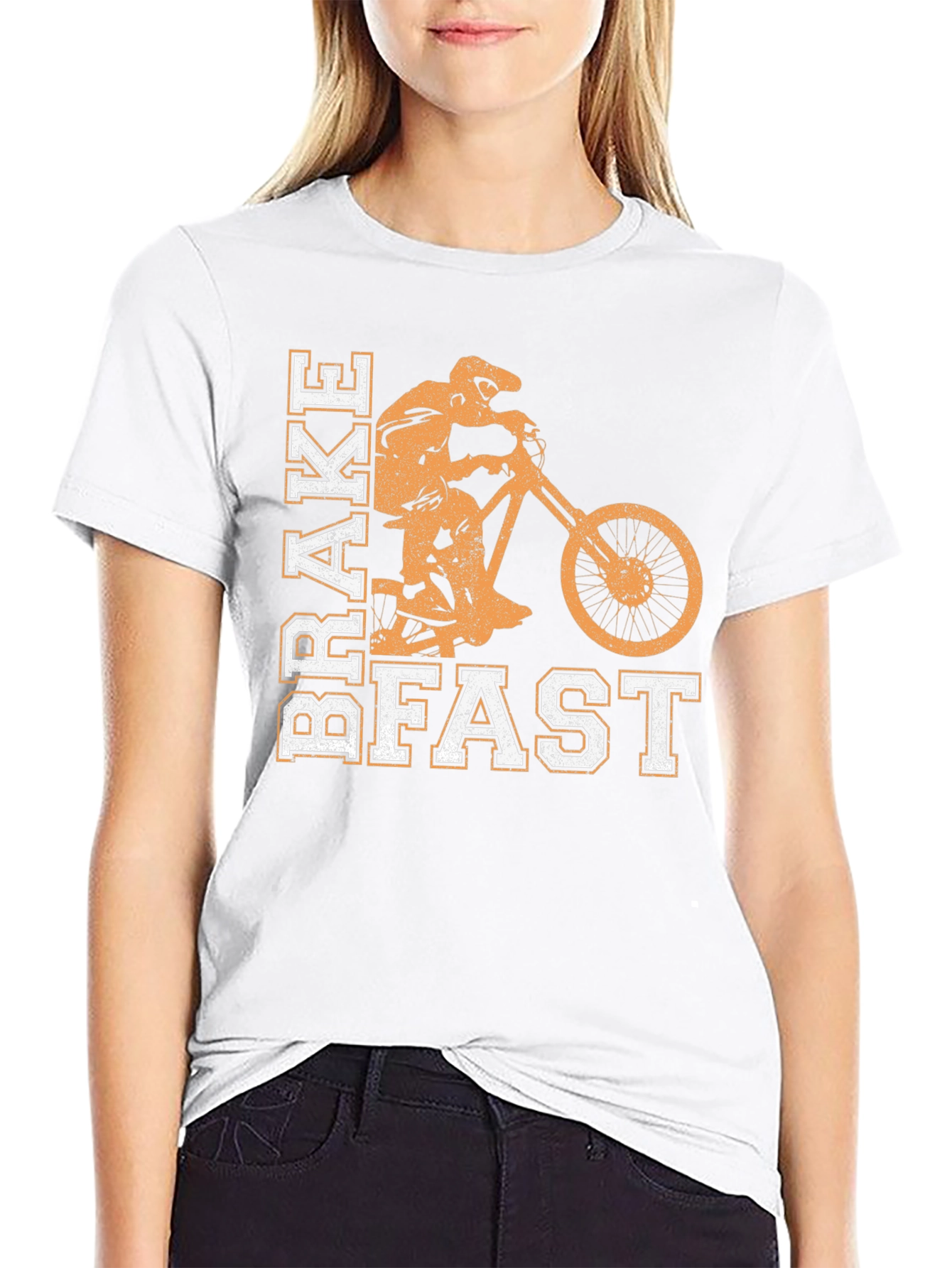 Brake Fast Mountain Biking T-Shirt