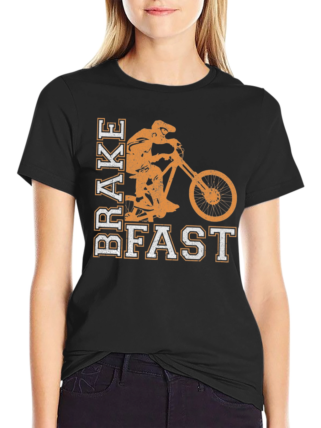 Brake Fast Mountain Biking T-Shirt