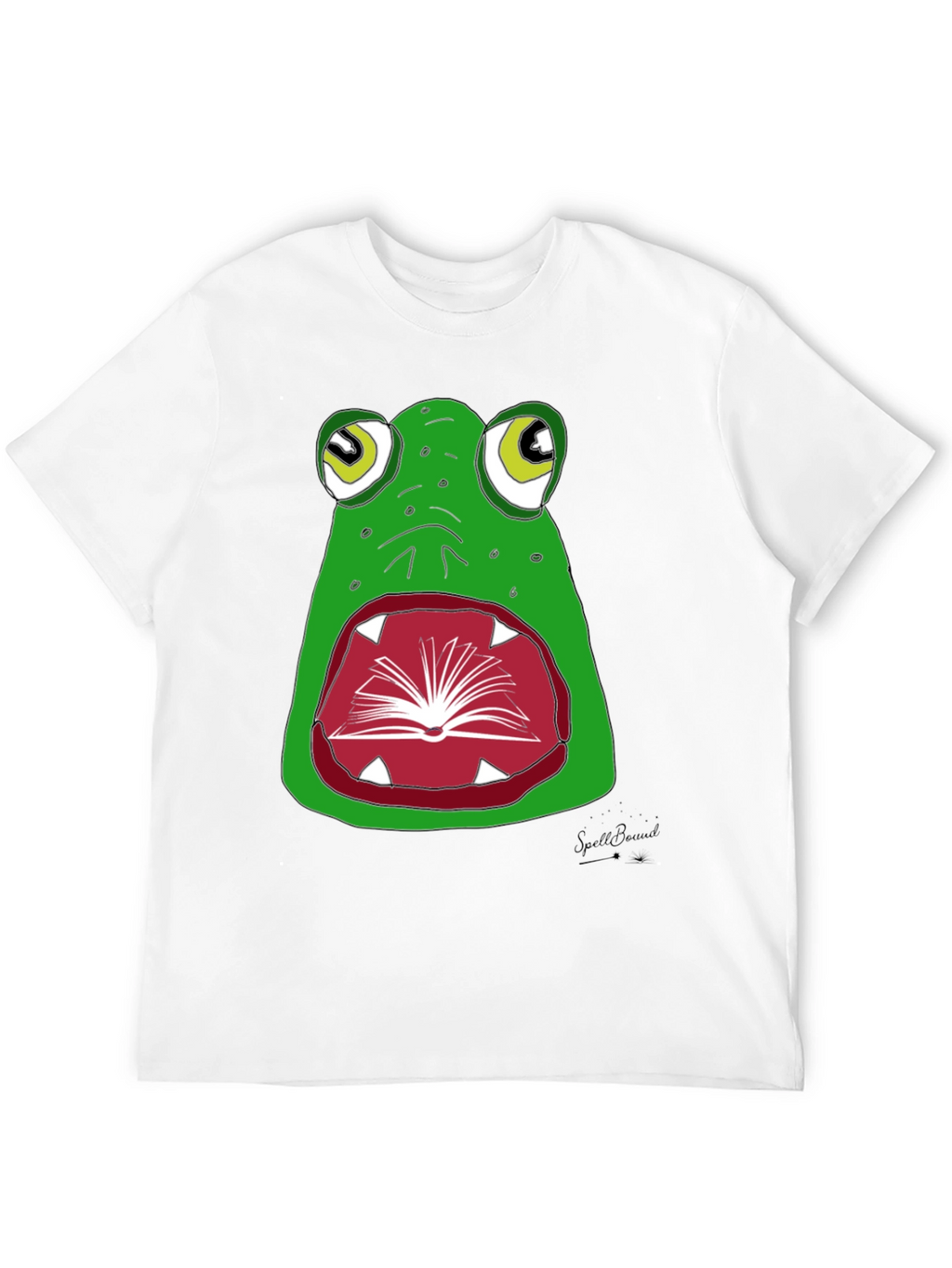 Frog Bookworm Graphic T-Shirt - Read and Ribbit!