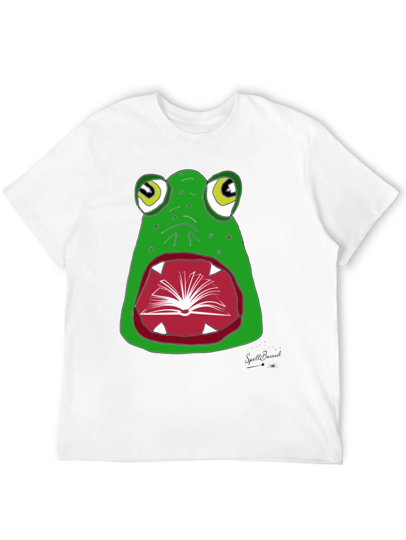 Frog Bookworm Graphic T-Shirt - Read and Ribbit!