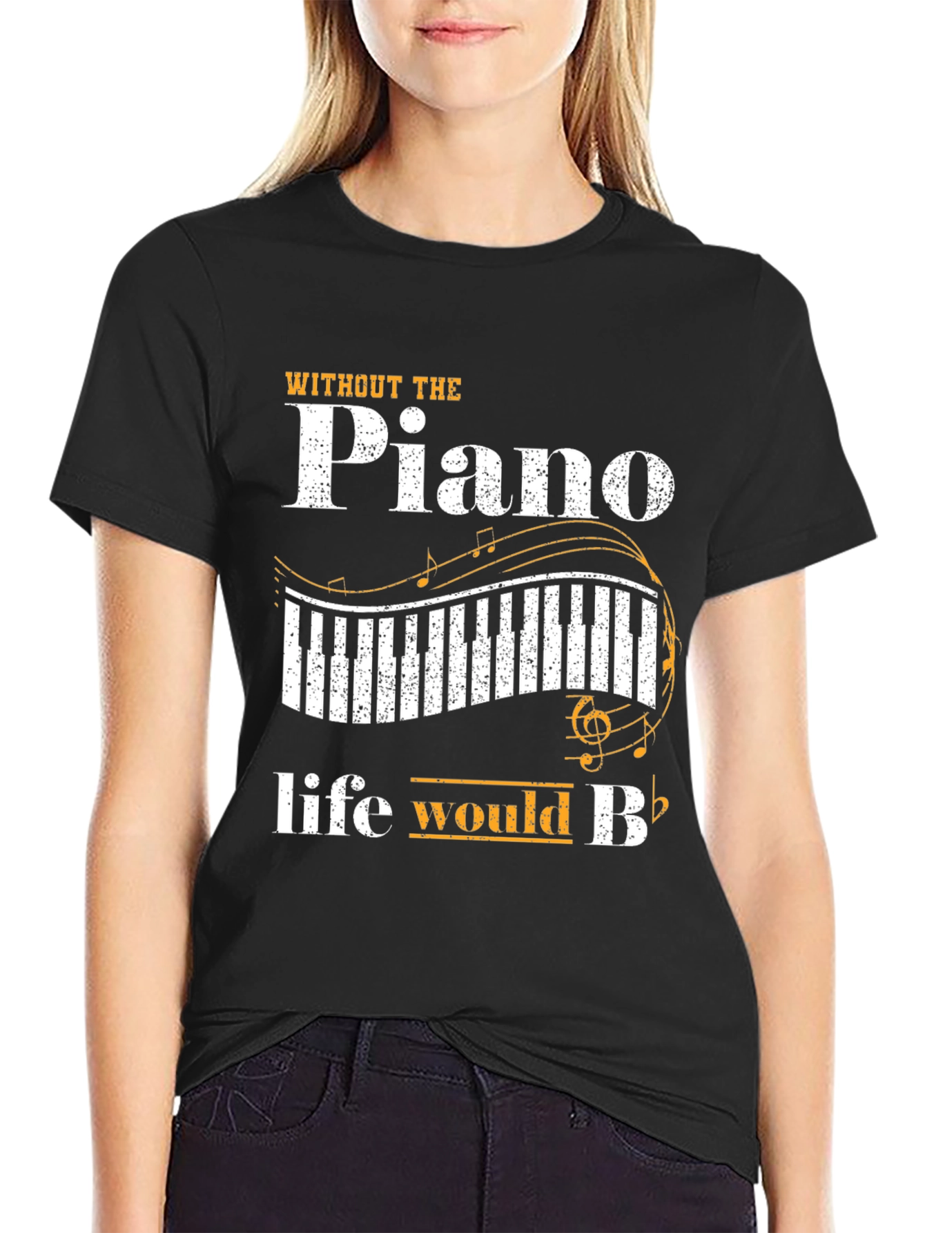 Piano Lovers Graphic T-Shirt