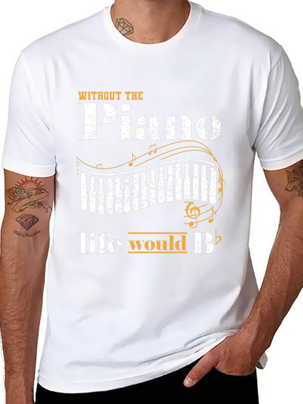 Piano Lovers Graphic T-Shirt