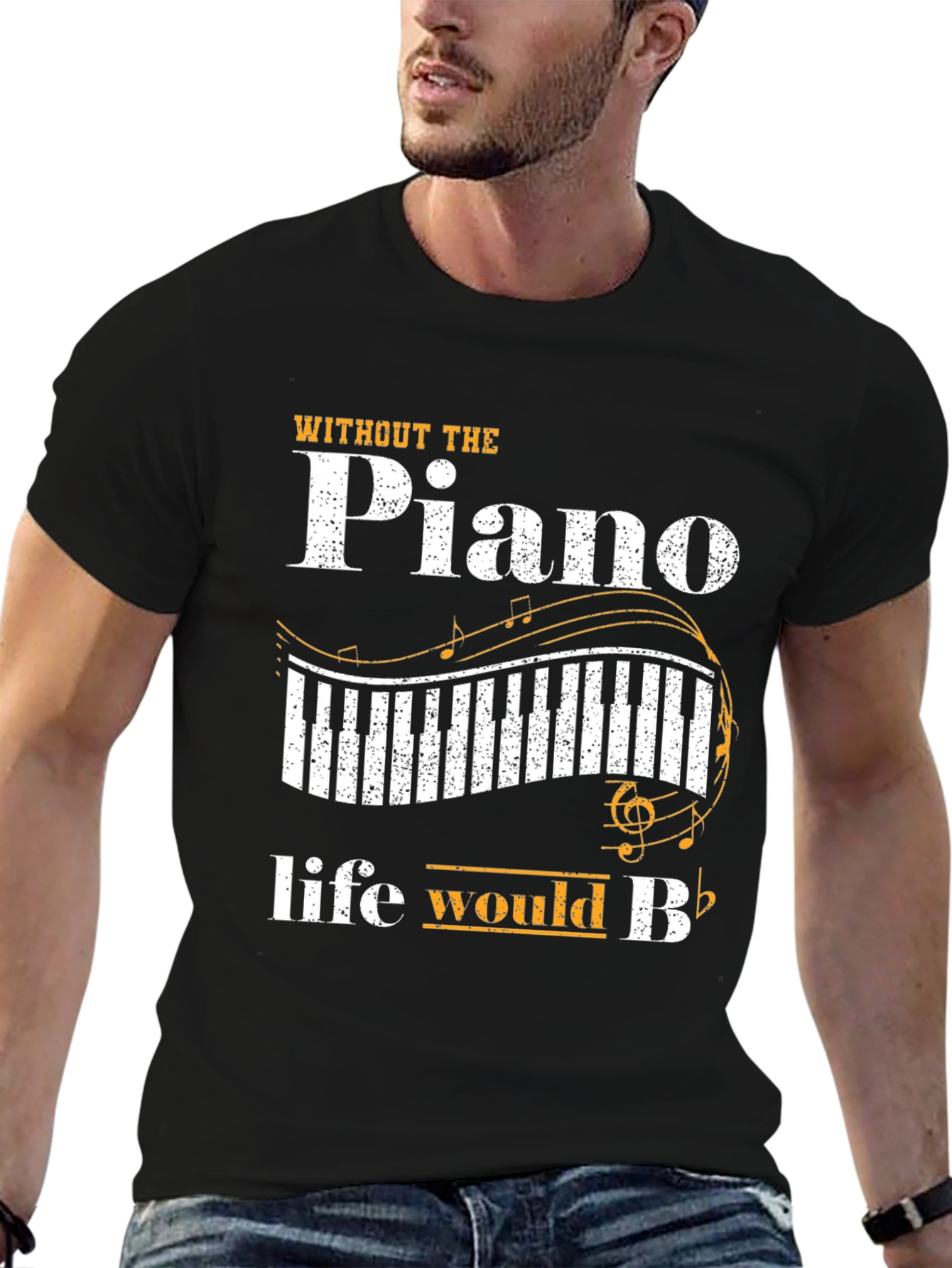 Piano Lovers Graphic T-Shirt