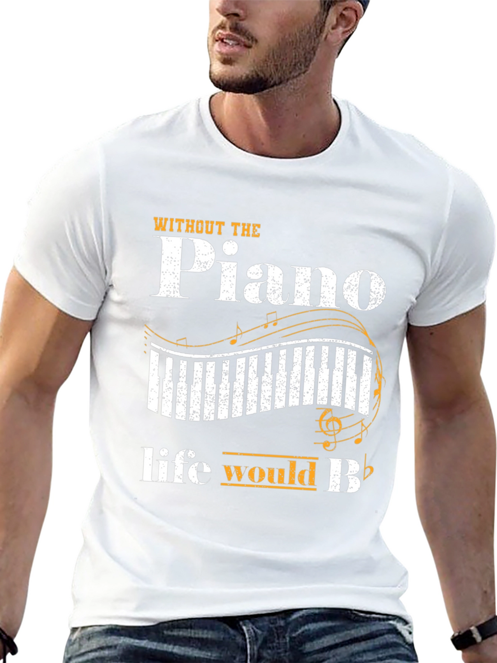 Piano Lovers Graphic T-Shirt