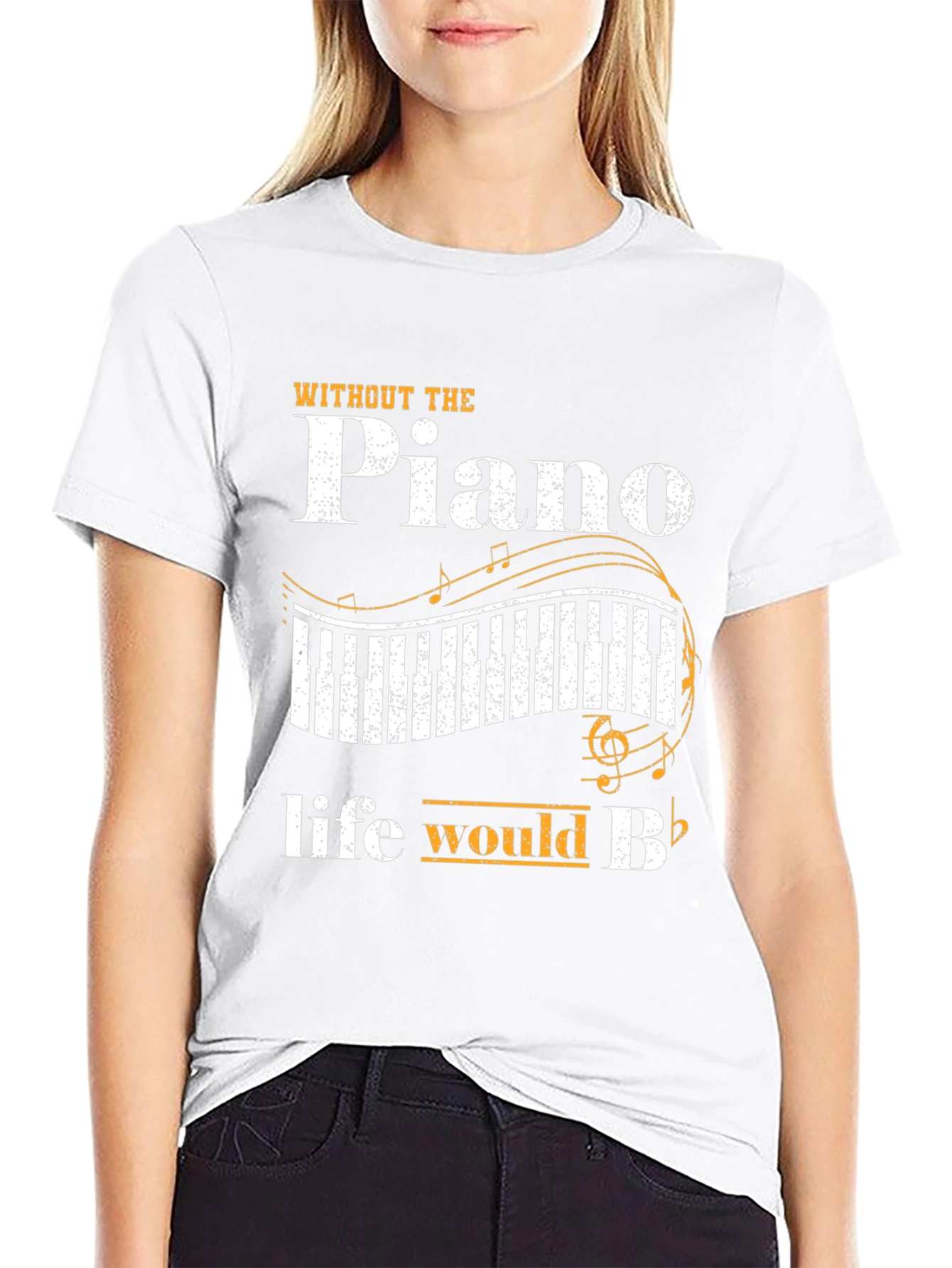 Piano Lovers Graphic T-Shirt