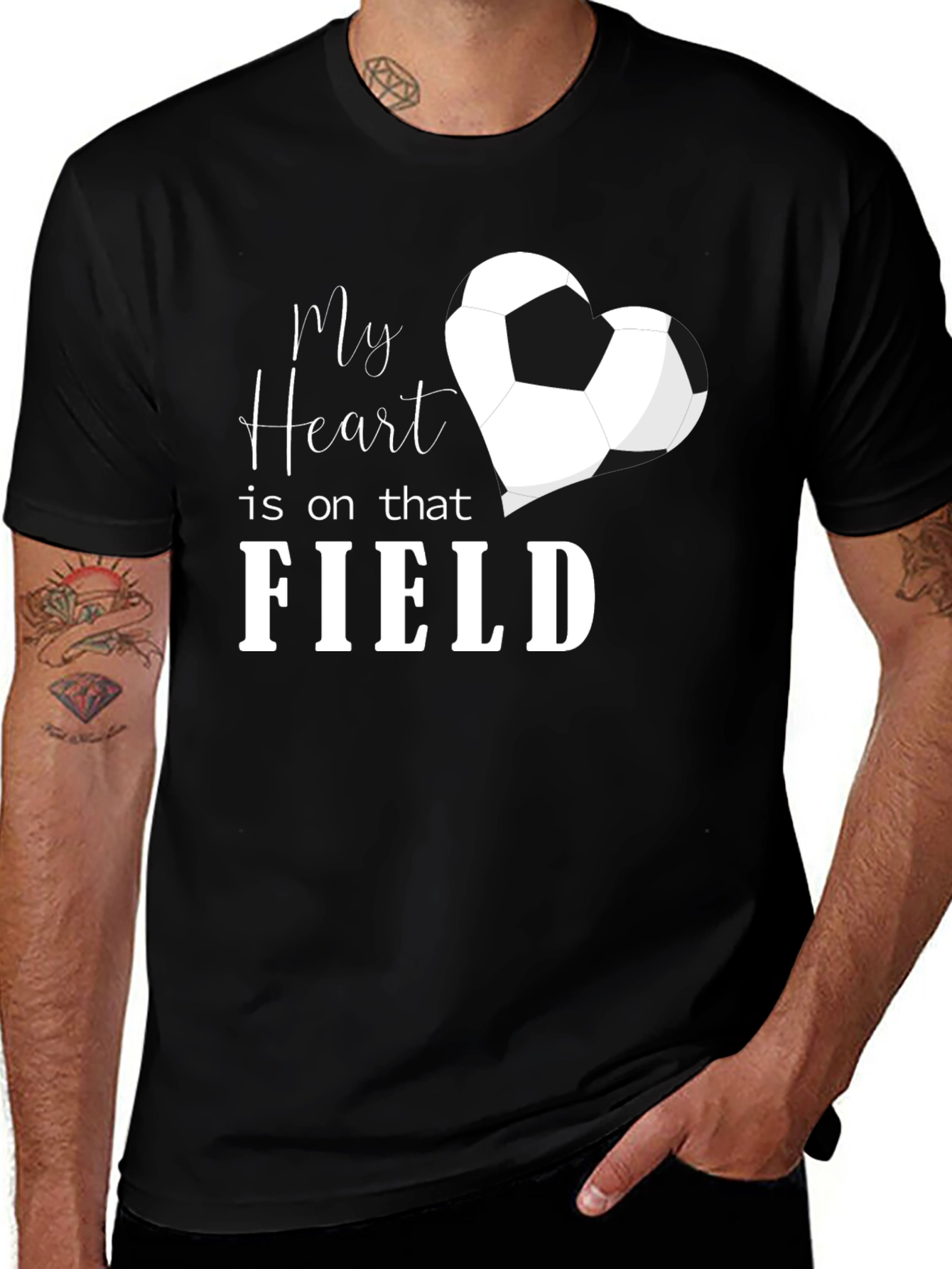 My Heart is on that Field Soccer T-Shirt