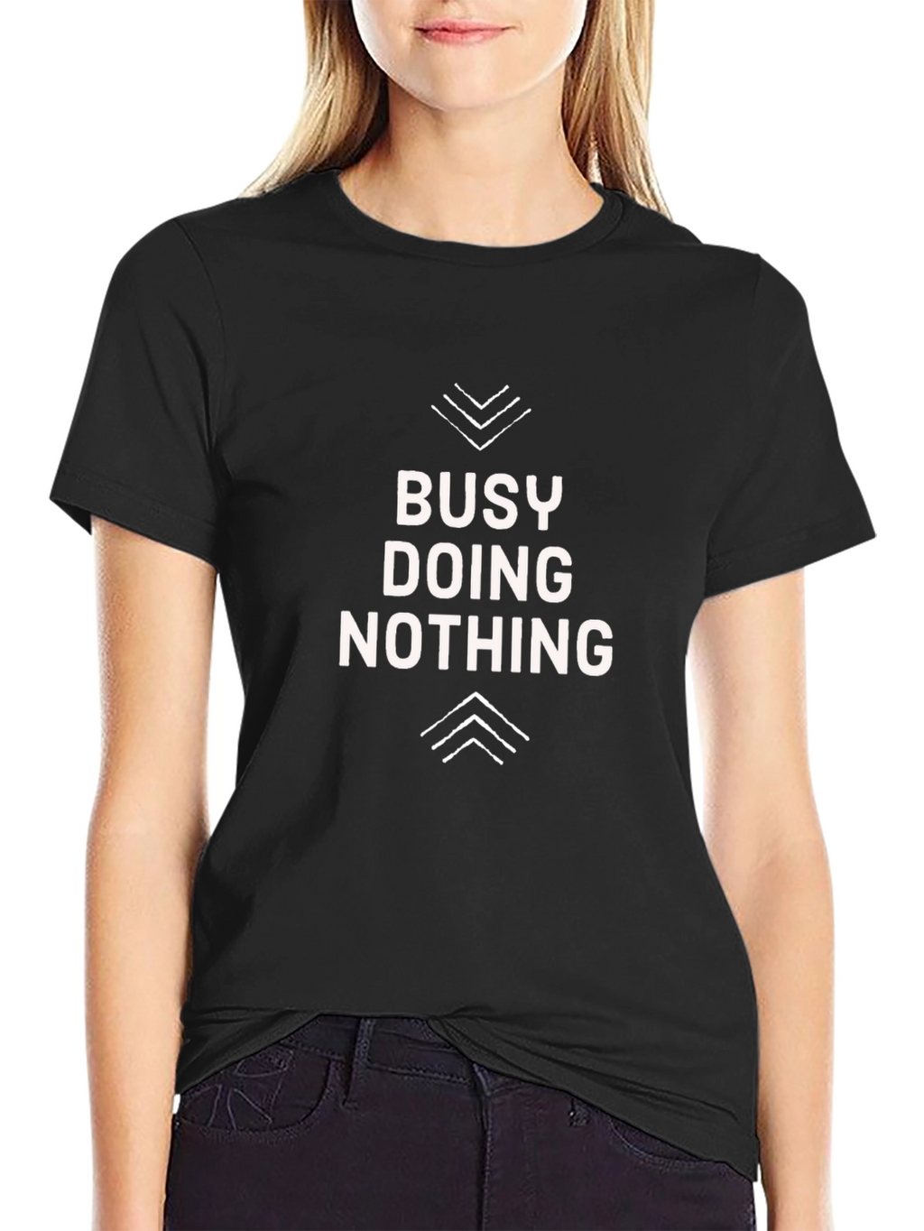 Busy Doing Nothing Graphic T-Shirt - Soft Cotton Tee
