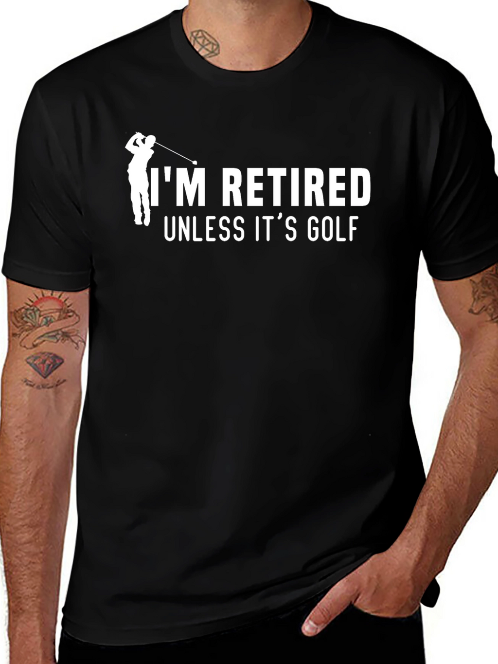 Retired Unless Its Golf Graphic T-Shirt