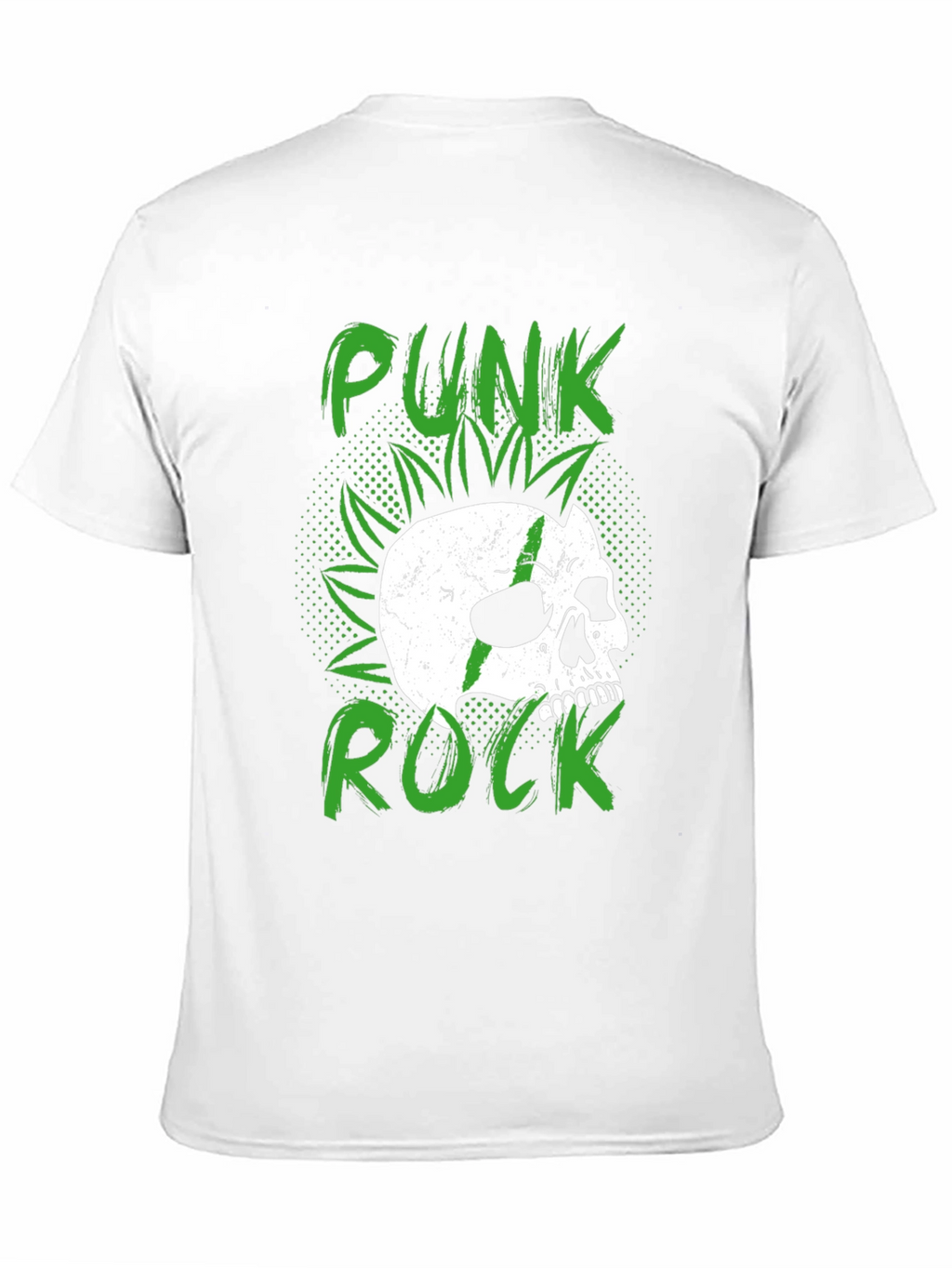Punk Rock Skull Graphic Tee - Edgy Style