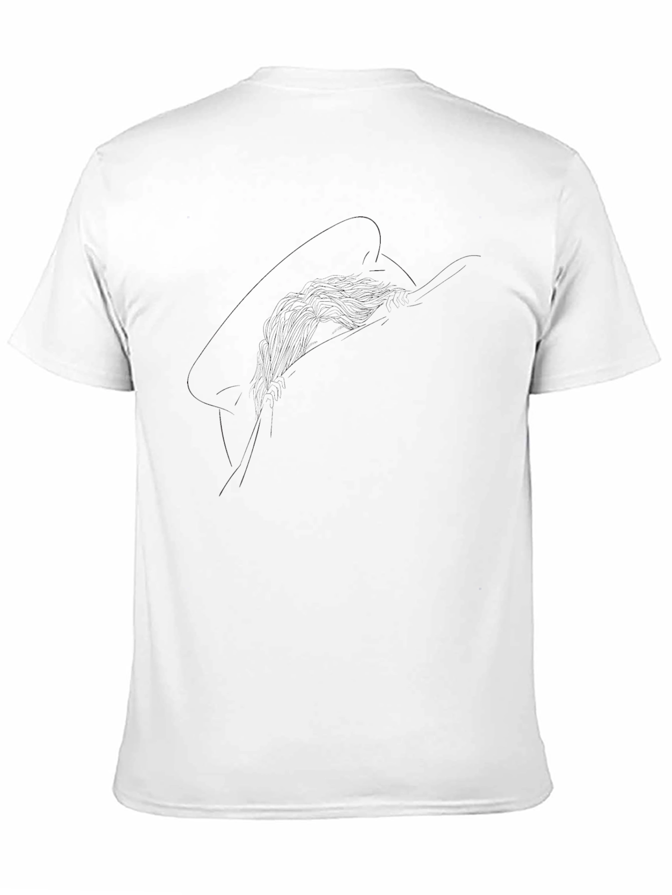 Mens Black Crew Neck T-Shirt - Casual Comfort