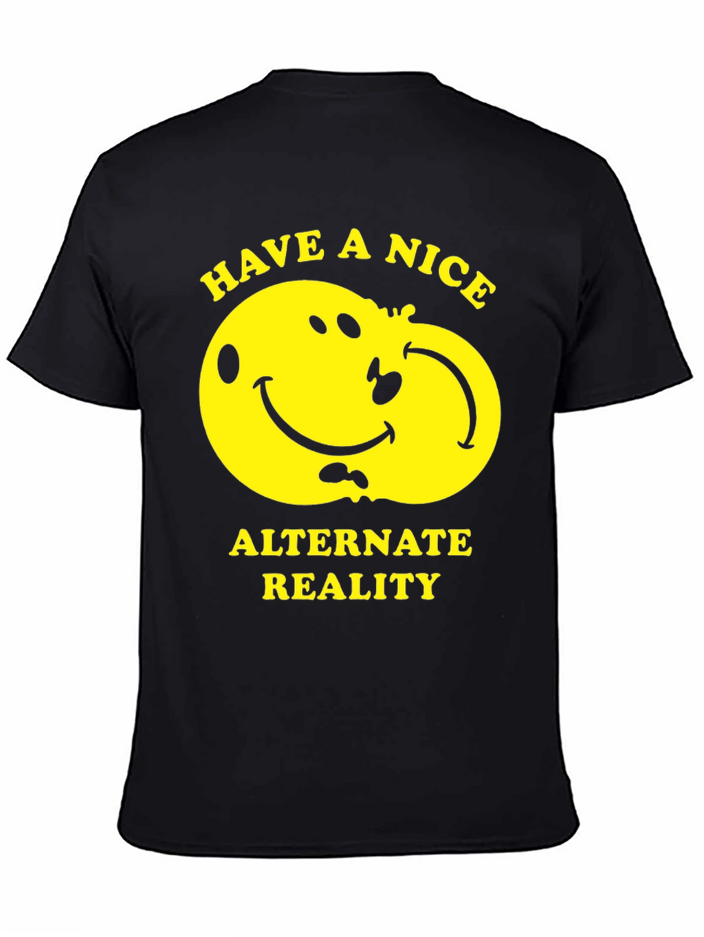 Alternate Reality Smiley Face Graphic Tee