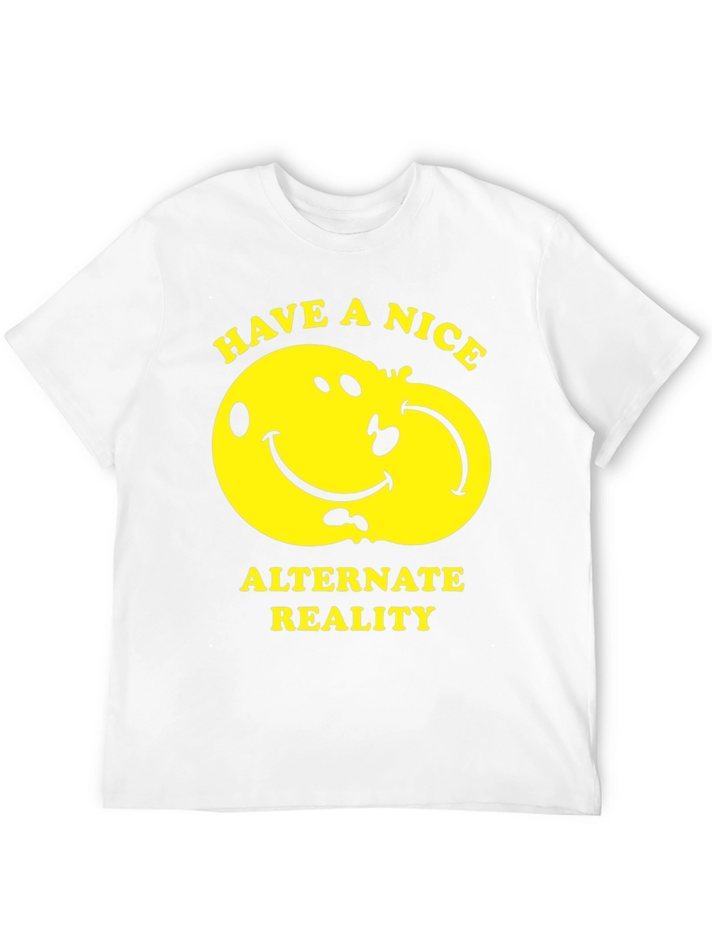 Alternate Reality Smiley Face Graphic Tee