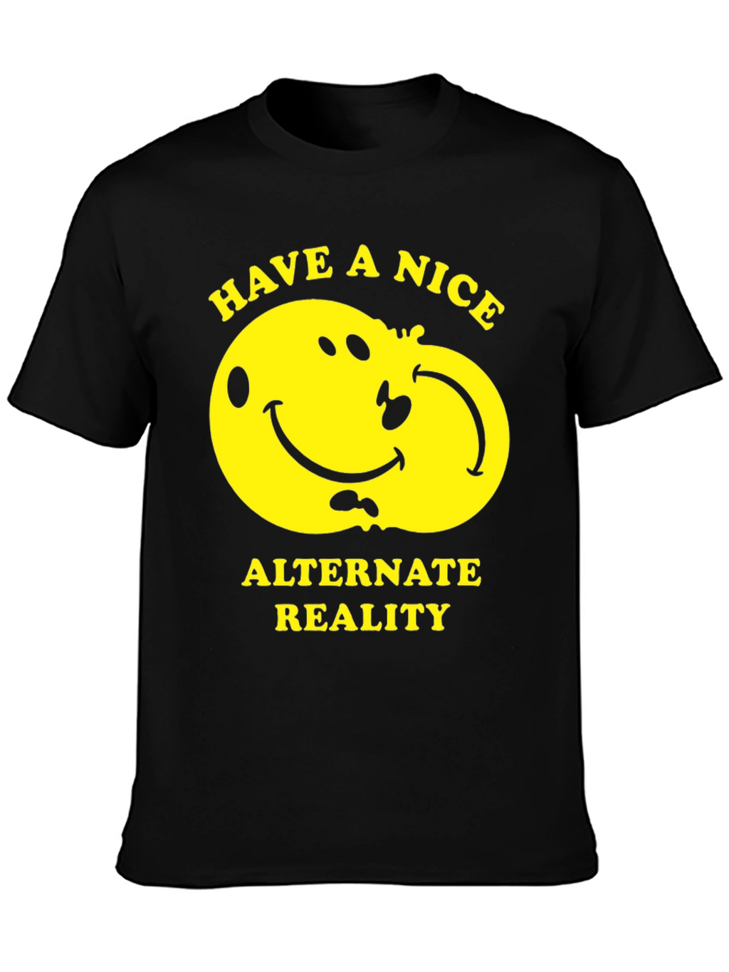 Alternate Reality Smiley Face Graphic Tee