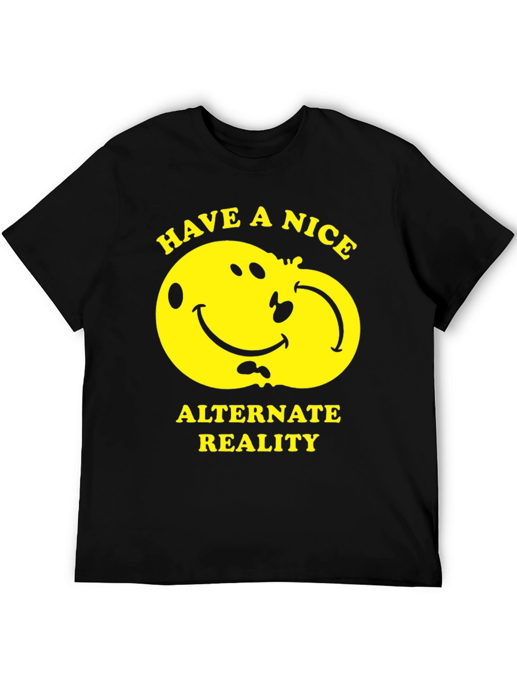 Alternate Reality Smiley Face Graphic Tee