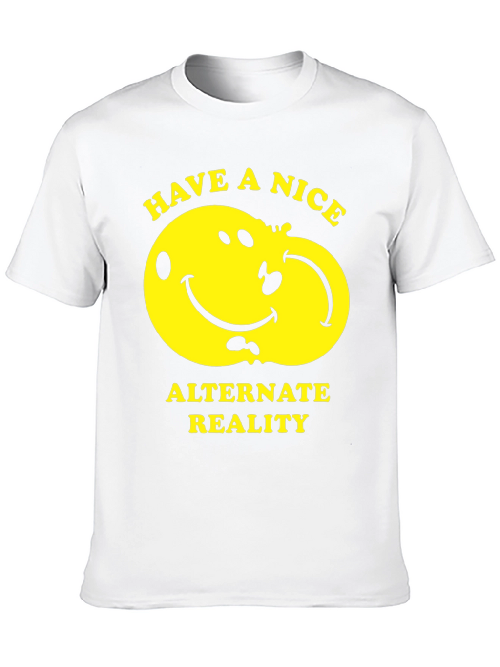 Alternate Reality Smiley Face Graphic Tee