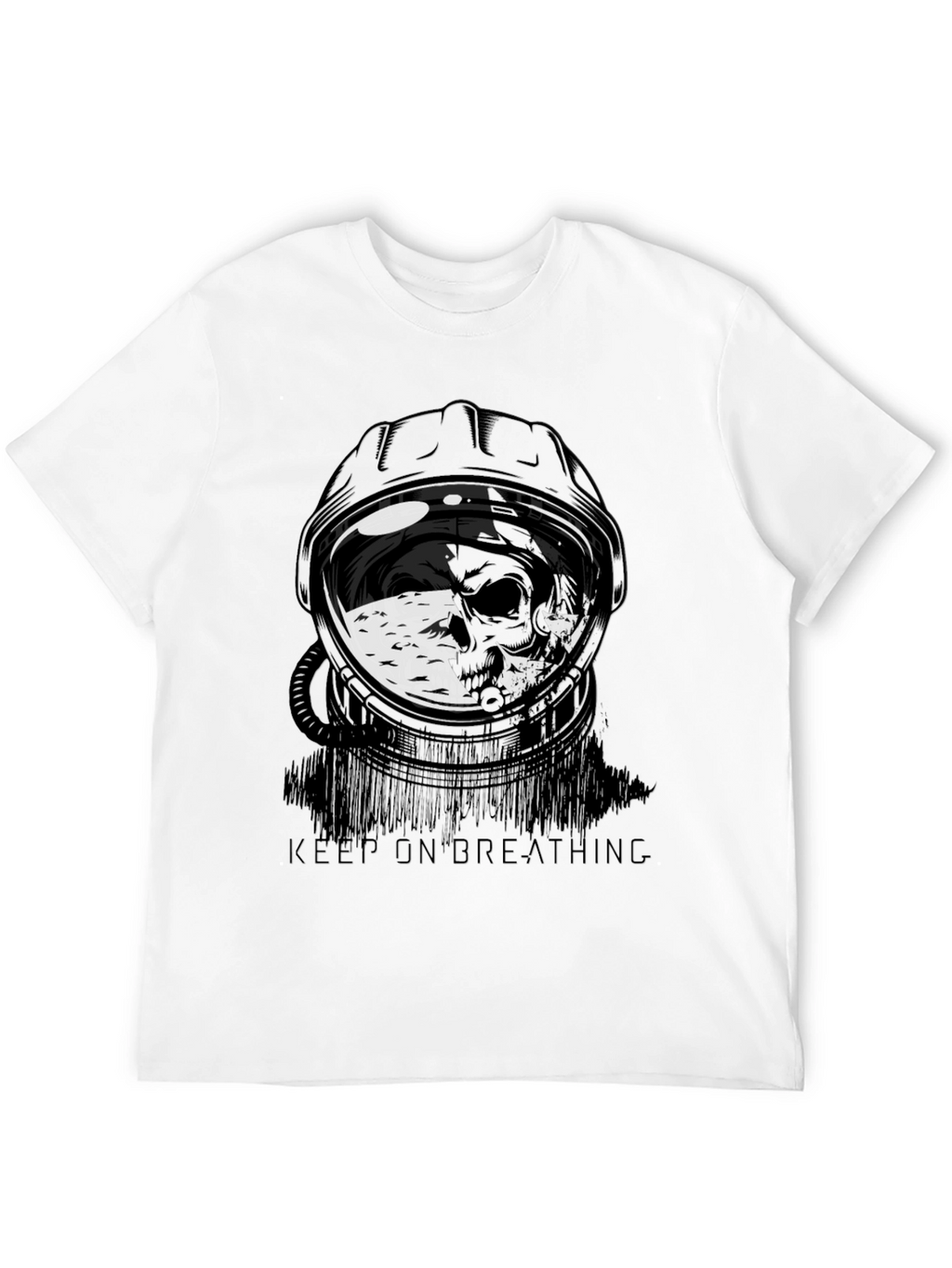 Keep On Breathing Astronaut T-Shirt - Unique Design