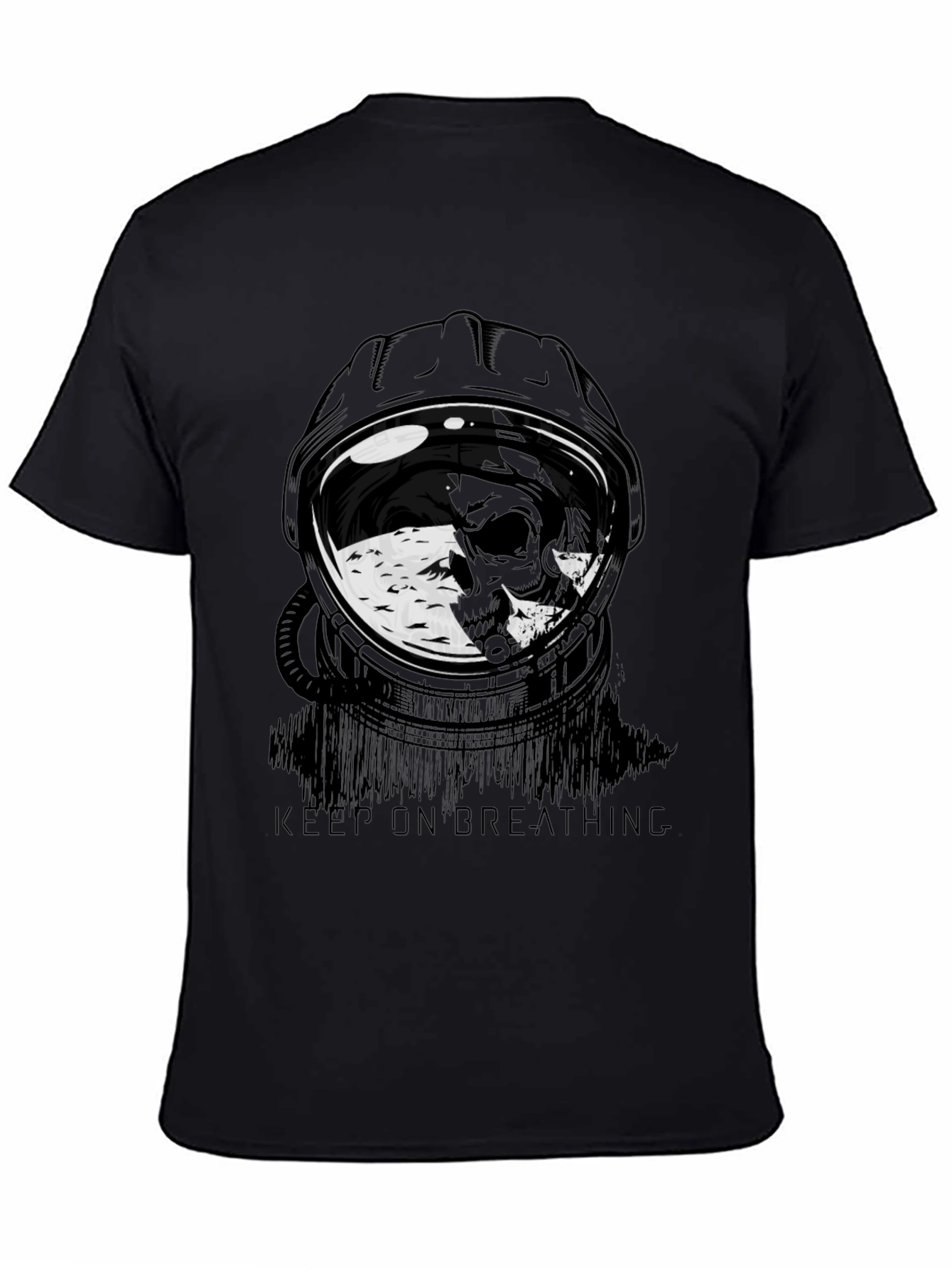 Keep On Breathing Astronaut T-Shirt - Unique Design