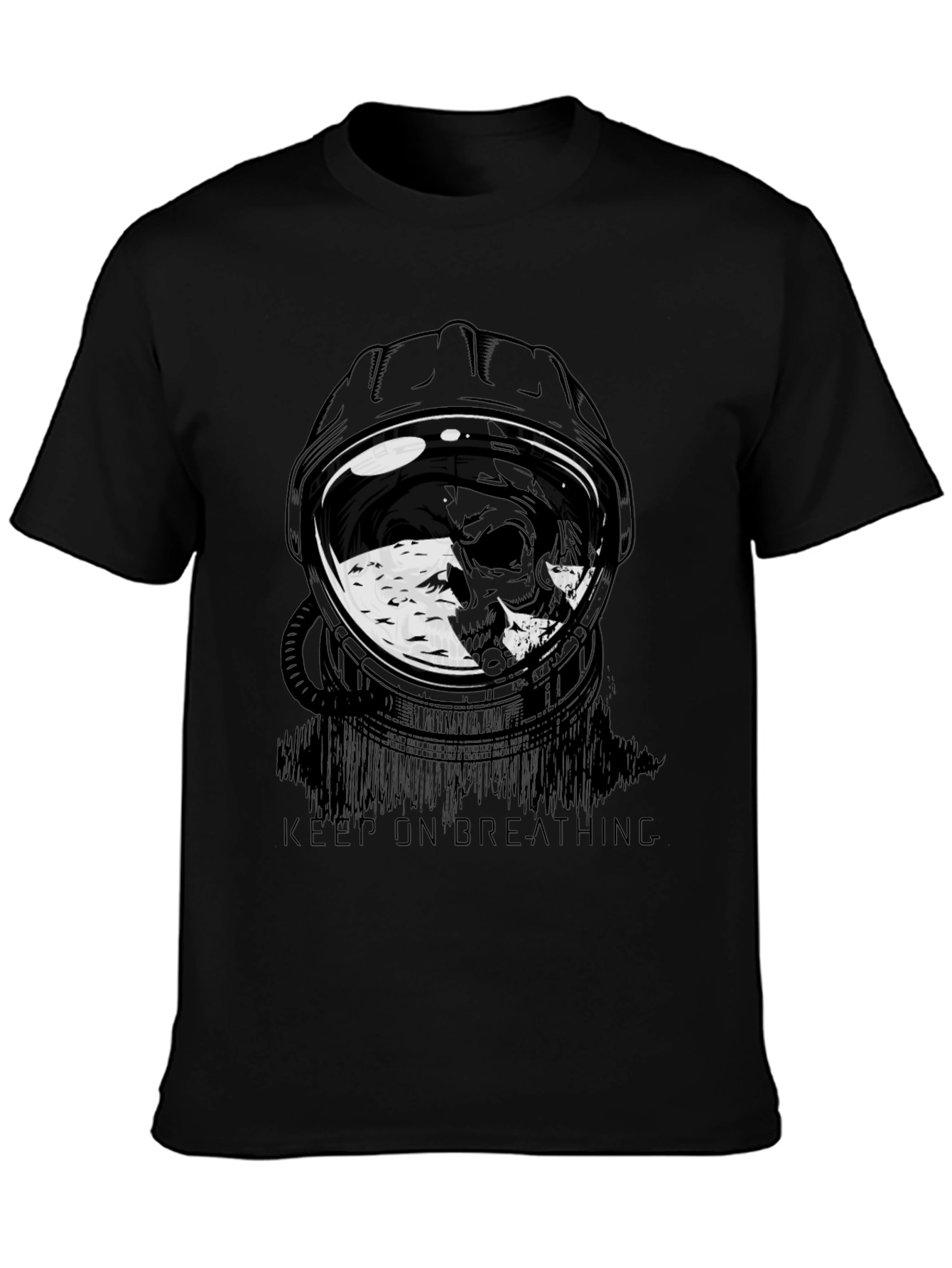 Keep On Breathing Astronaut T-Shirt - Unique Design