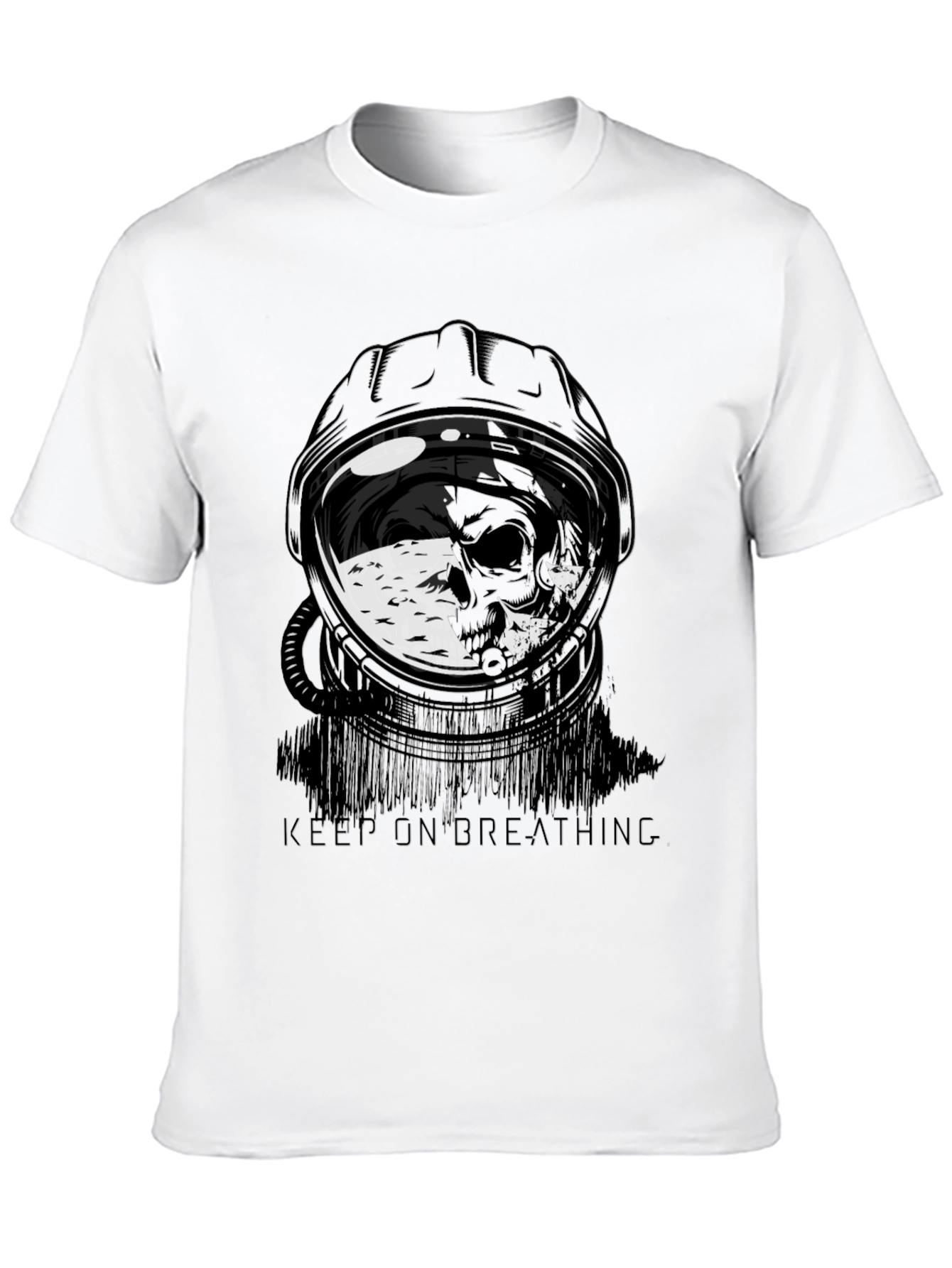 Keep On Breathing Astronaut T-Shirt - Unique Design