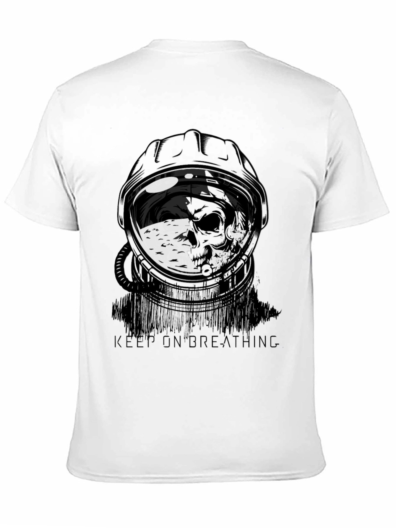 Keep On Breathing Astronaut T-Shirt - Unique Design