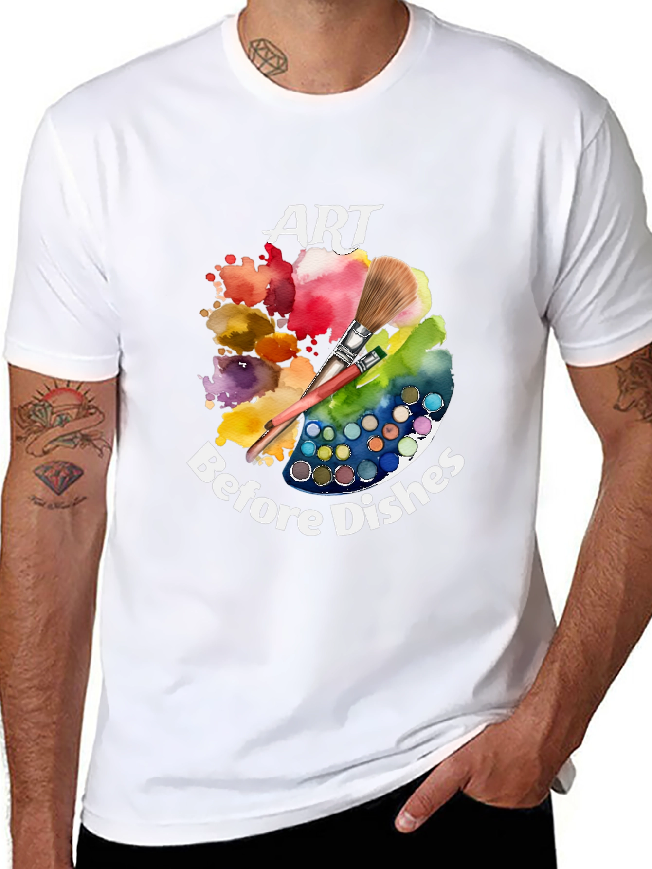 Art Before Dishes T-Shirt