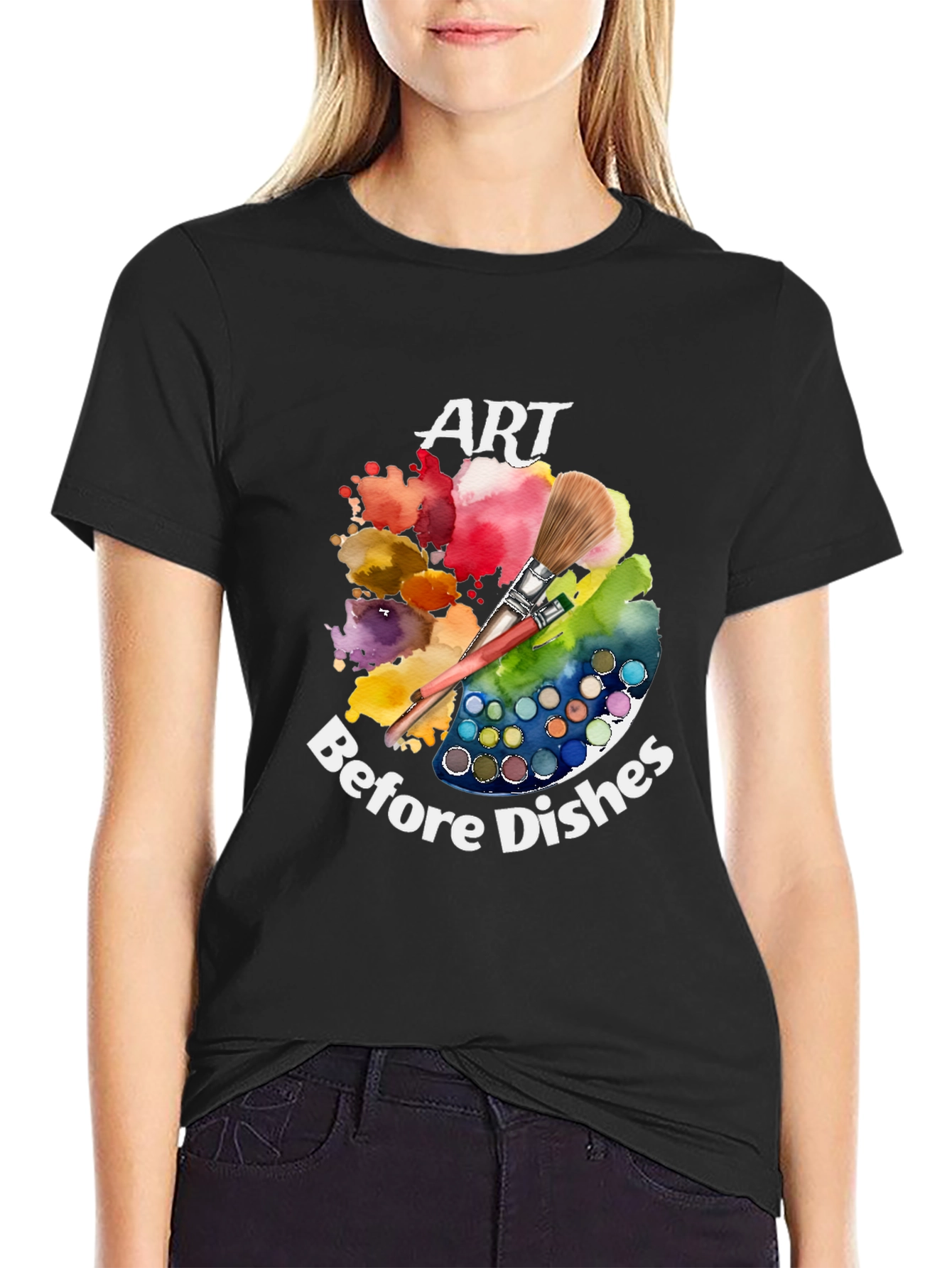 Art Before Dishes T-Shirt