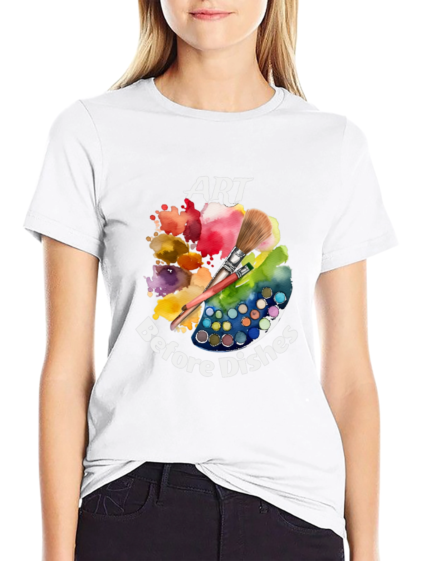 Art Before Dishes T-Shirt