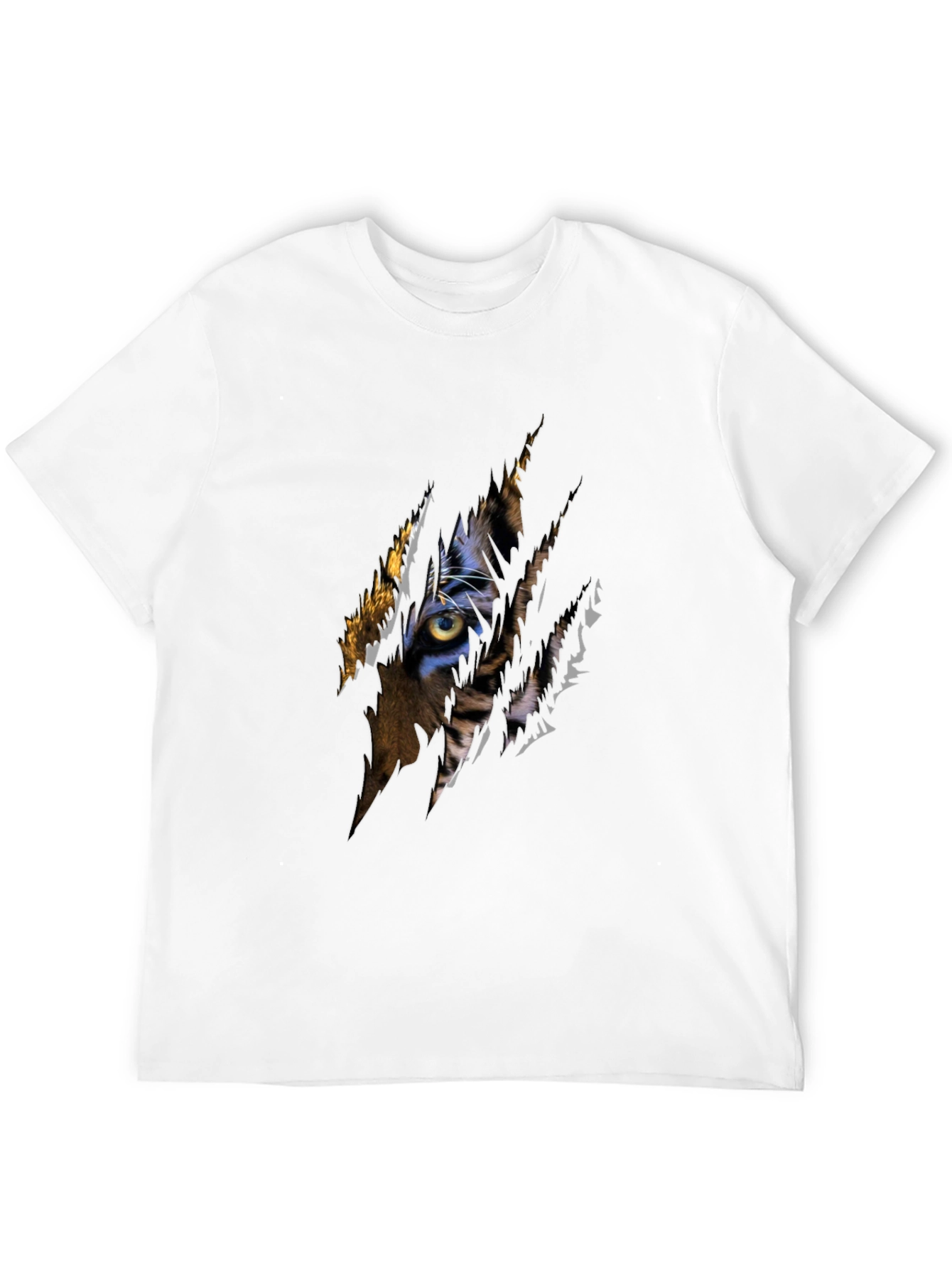 Tiger Eye Graphic Black T-Shirt