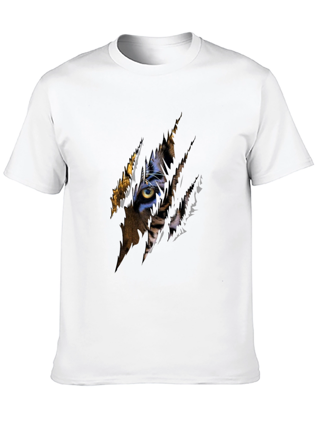 Tiger Eye Graphic Black T-Shirt