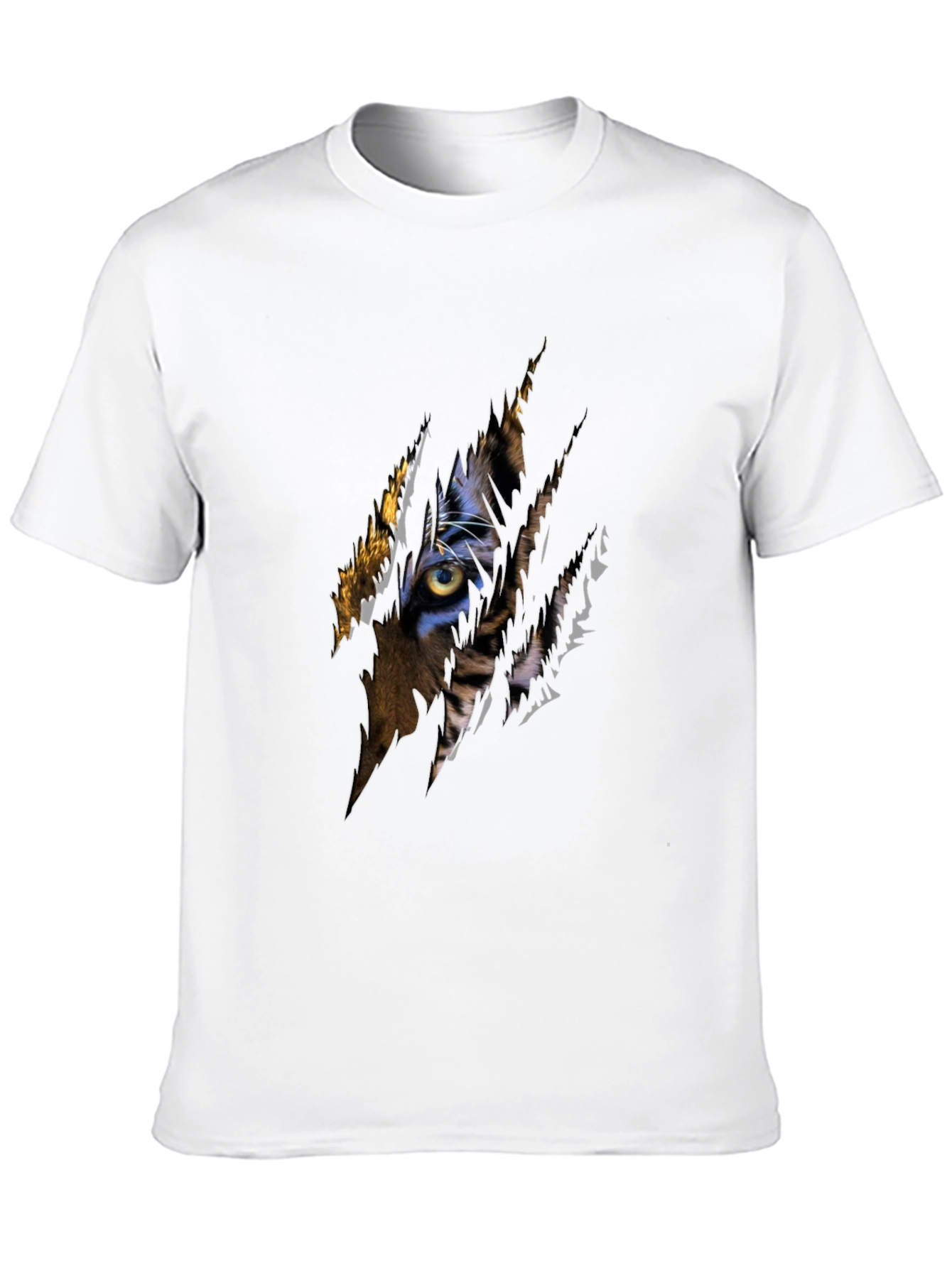 Tiger Eye Graphic Black T-Shirt