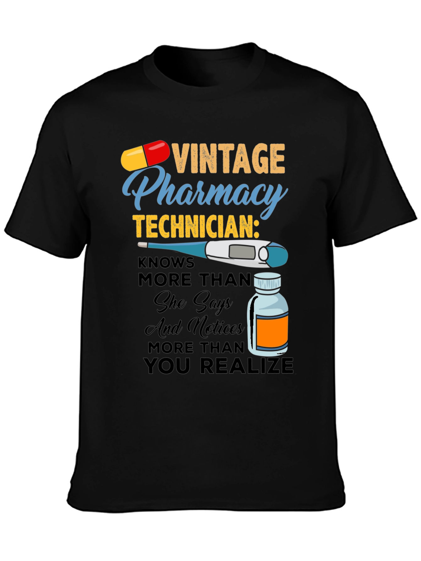 Pharmacy Technician Vintage T-Shirt