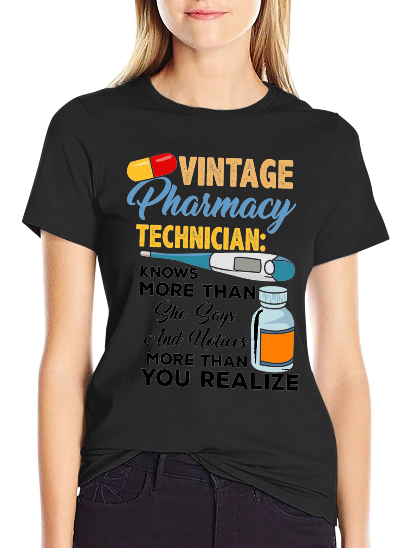 Pharmacy Technician Vintage T-Shirt