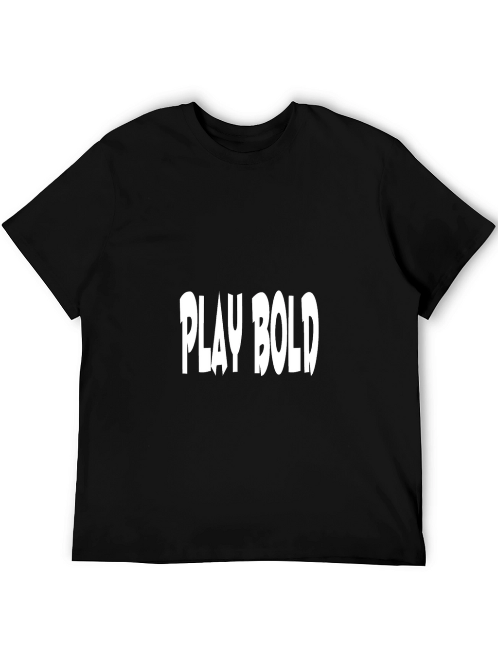Play Bold Black Cotton Graphic Tee