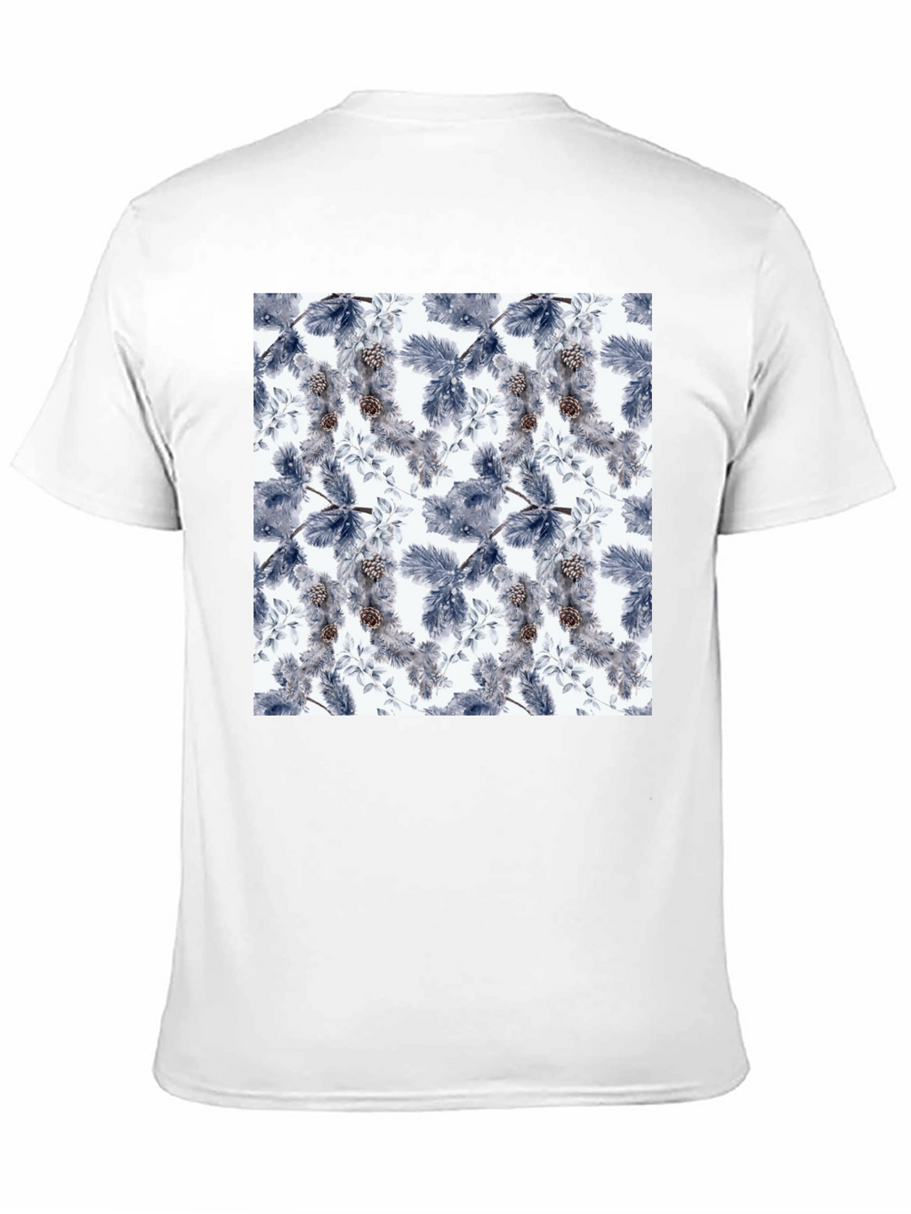 Botanical Print Black T-Shirt
