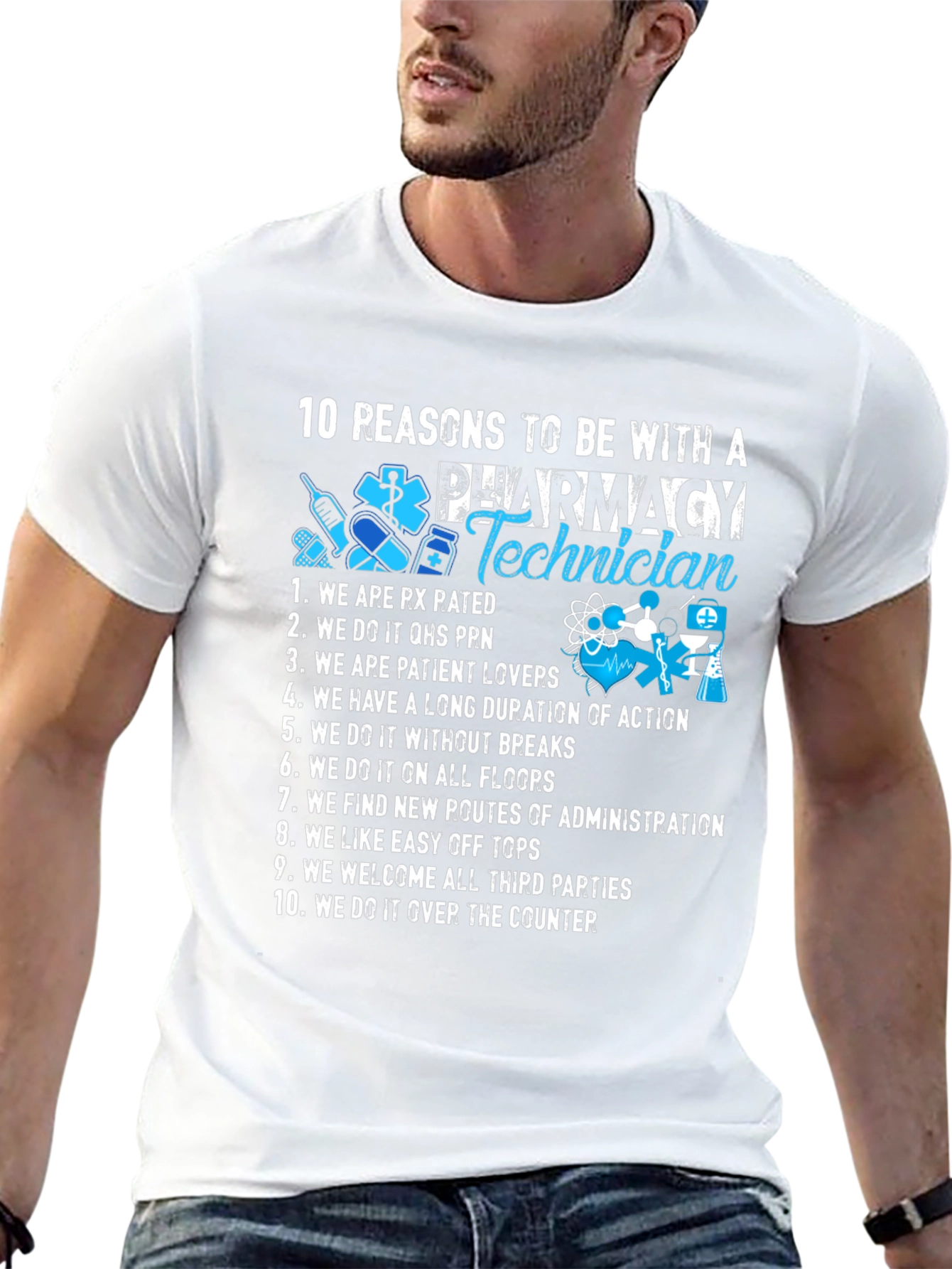 Pharmacy Technician T-Shirt - 10 Reasons