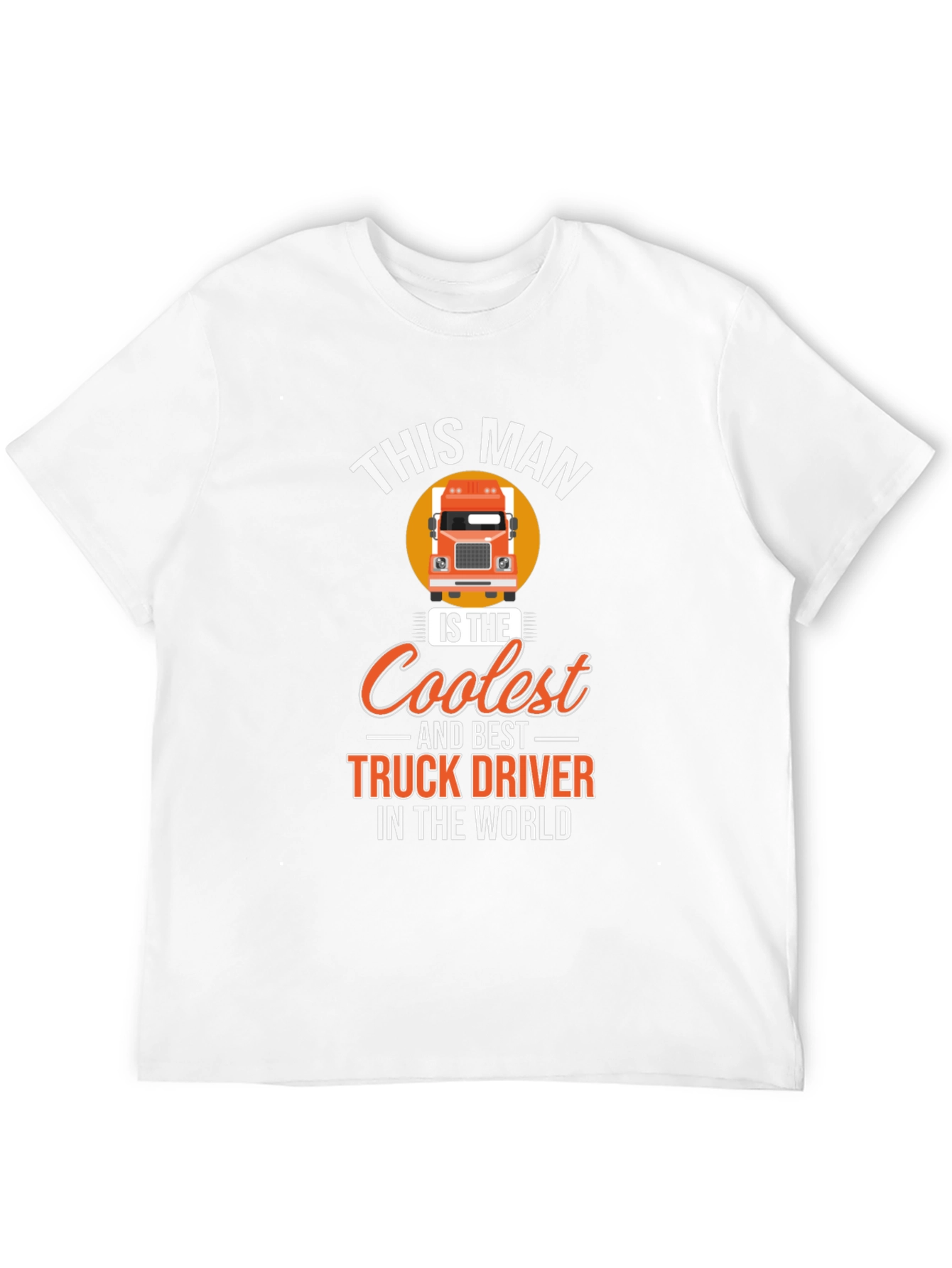 Coolest Truck Driver T-Shirt - Black