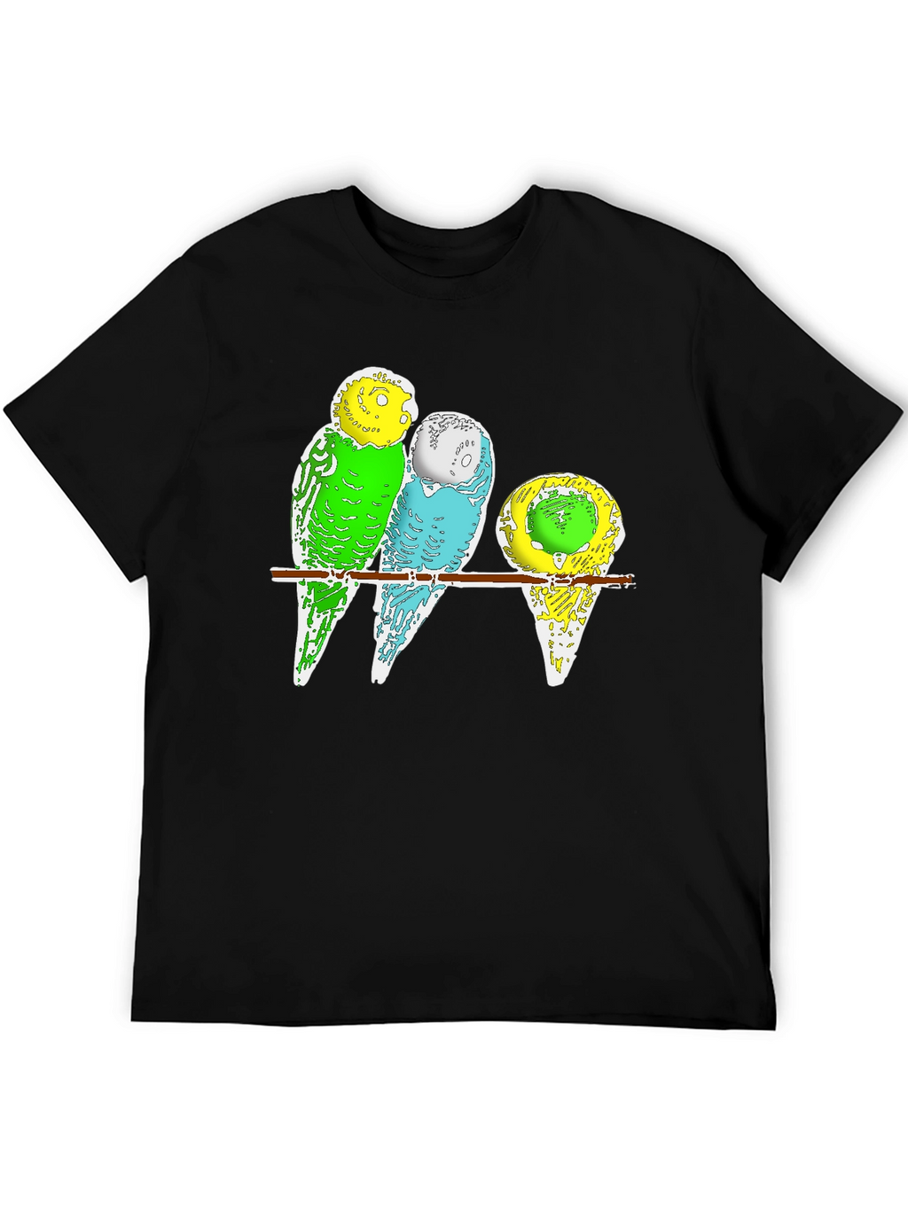 Budgie Birds T-Shirt - Cute Pet Parrot Design