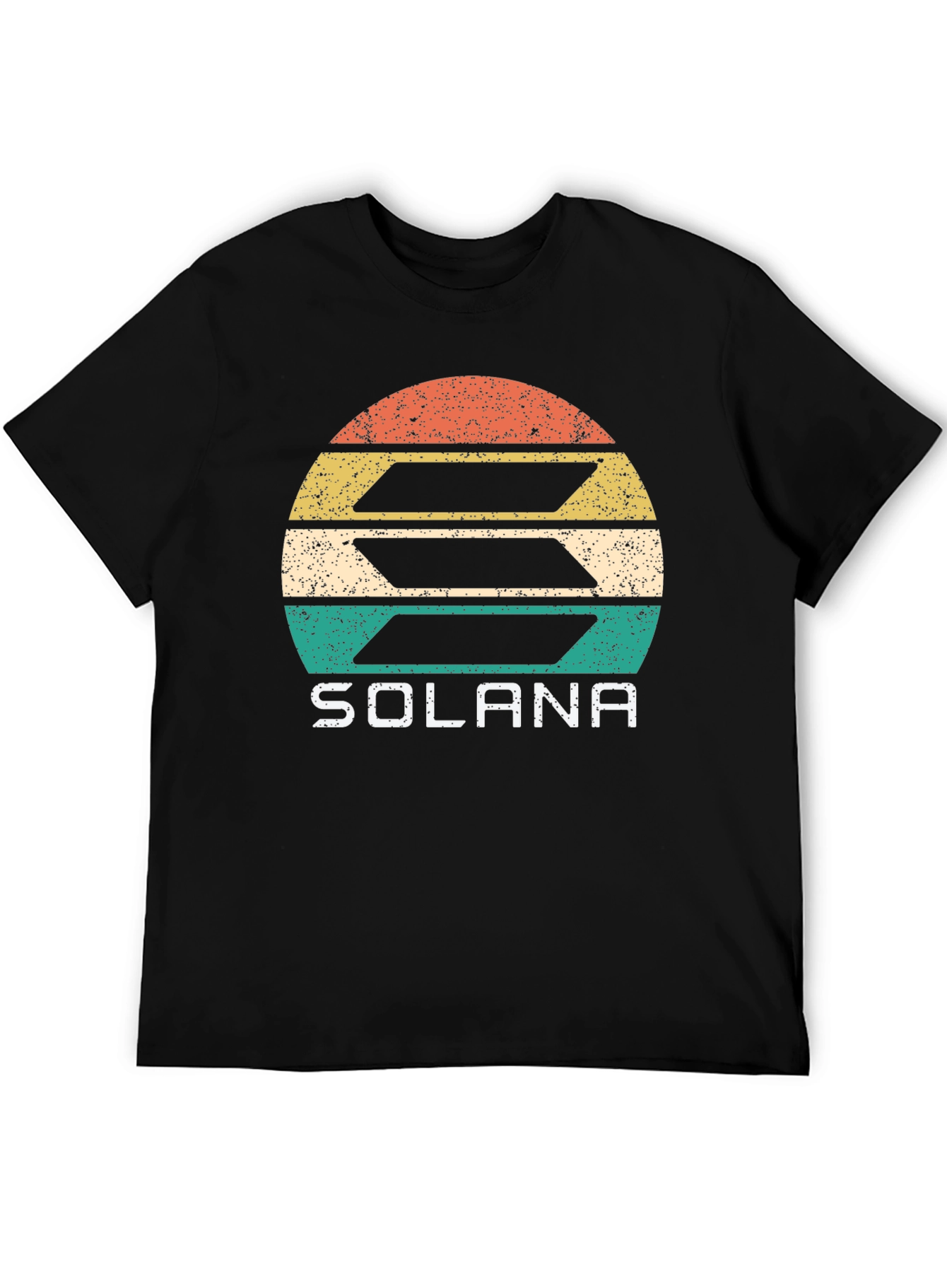 Vintage Solana Crypto T-Shirt - Retro Style Tee