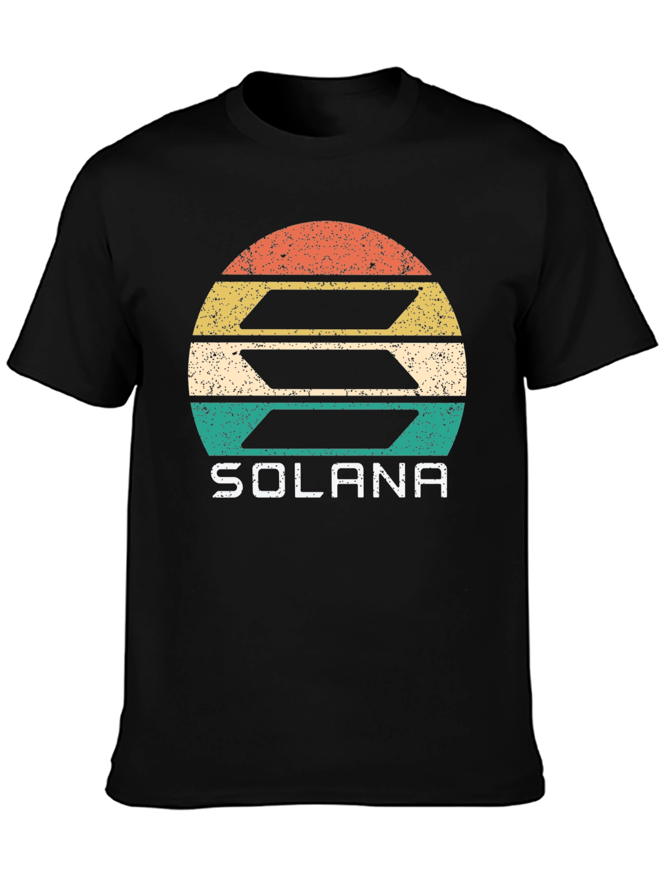 Vintage Solana Crypto T-Shirt - Retro Style Tee