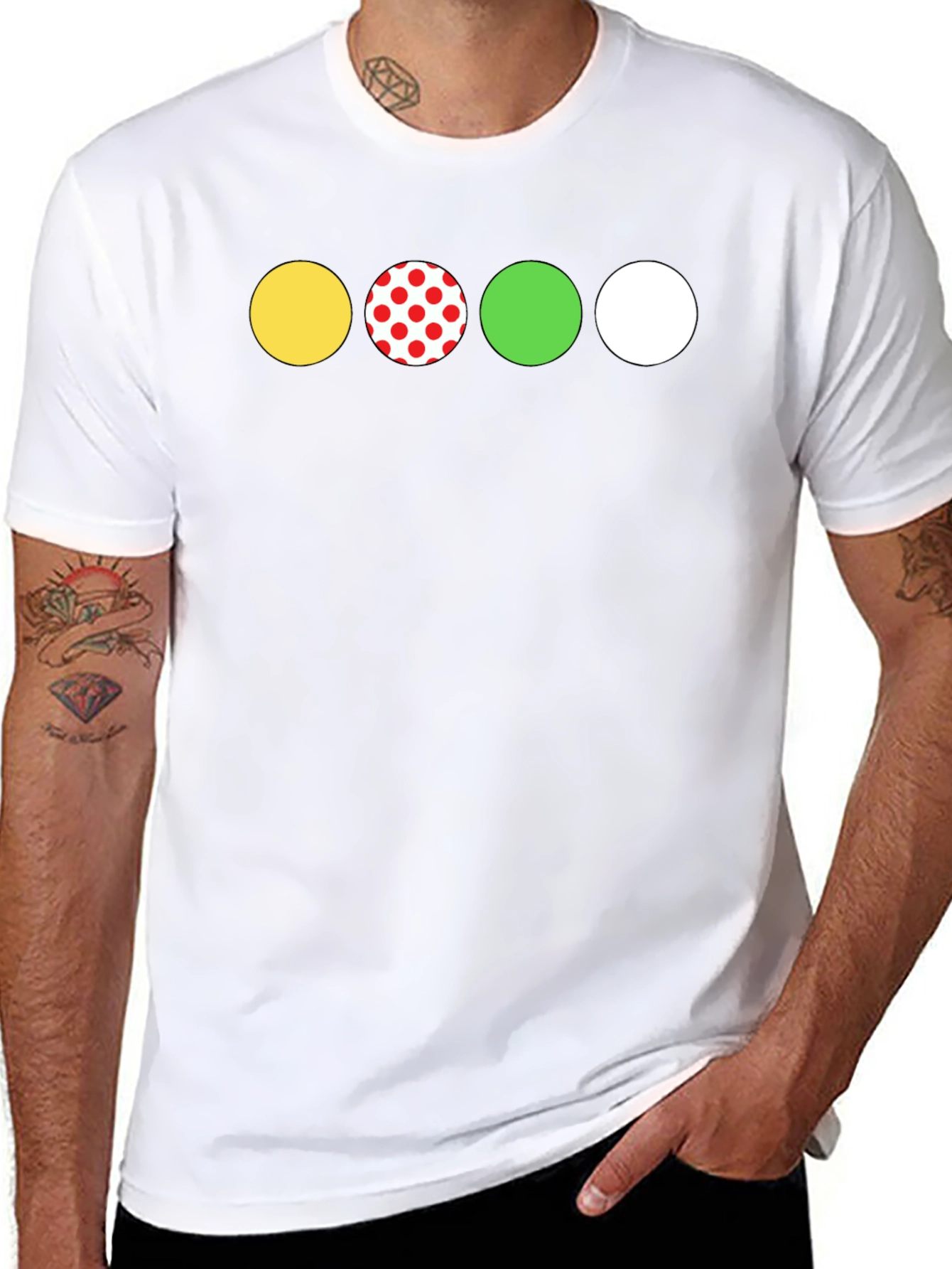 Cycling Jersey Inspired T-Shirt