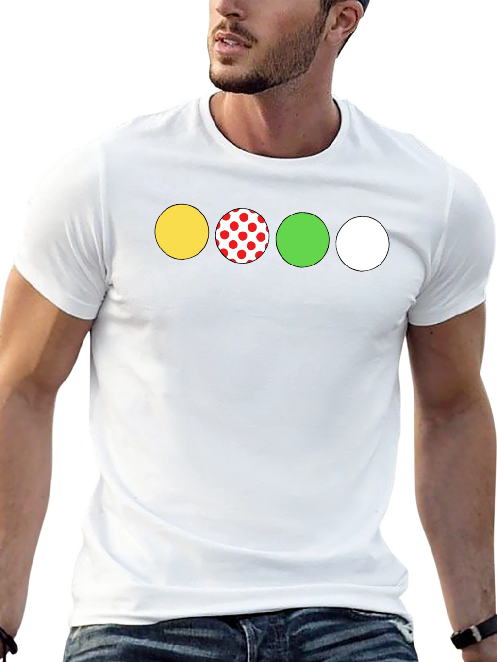 Cycling Jersey Inspired T-Shirt