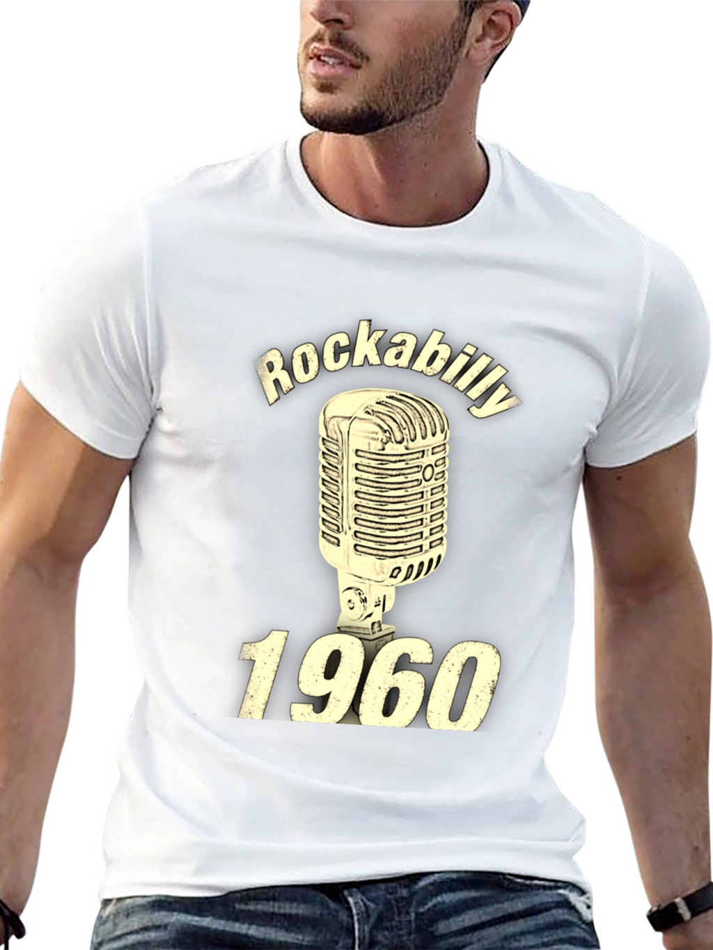 Rockabilly 1960s Style Graphic Tee
