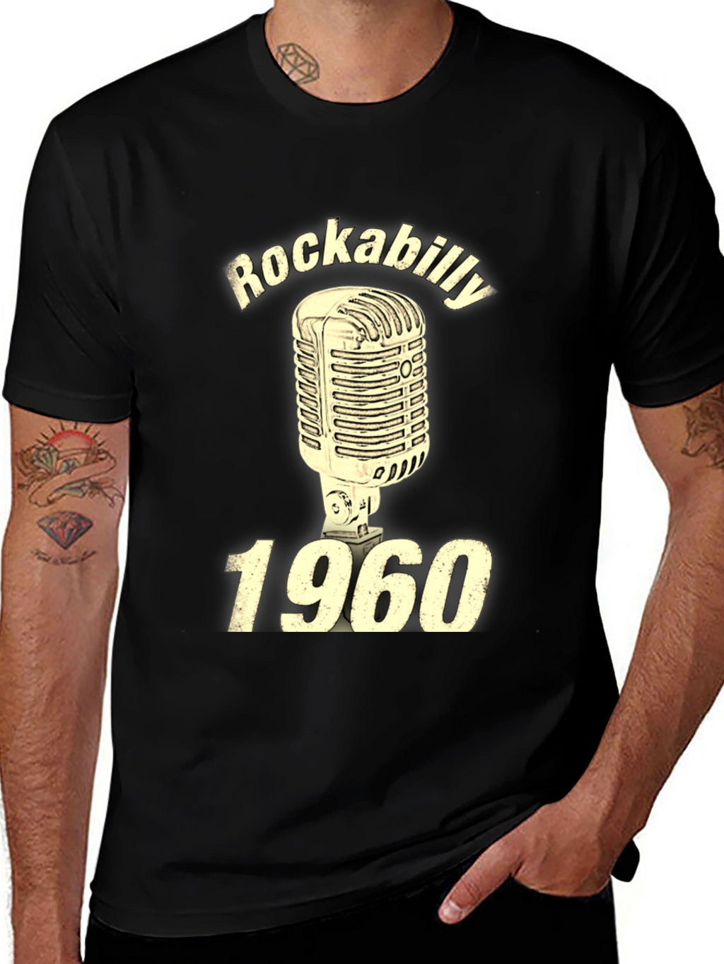 Rockabilly 1960s Style Graphic Tee