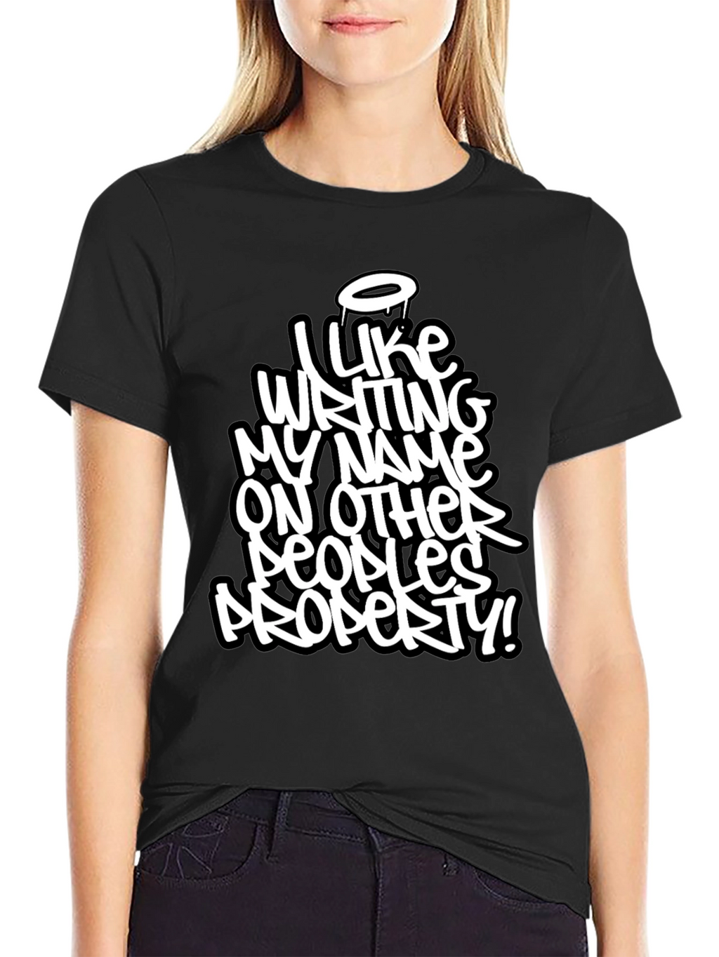 I Like Writing My Name Graphic T-Shirt