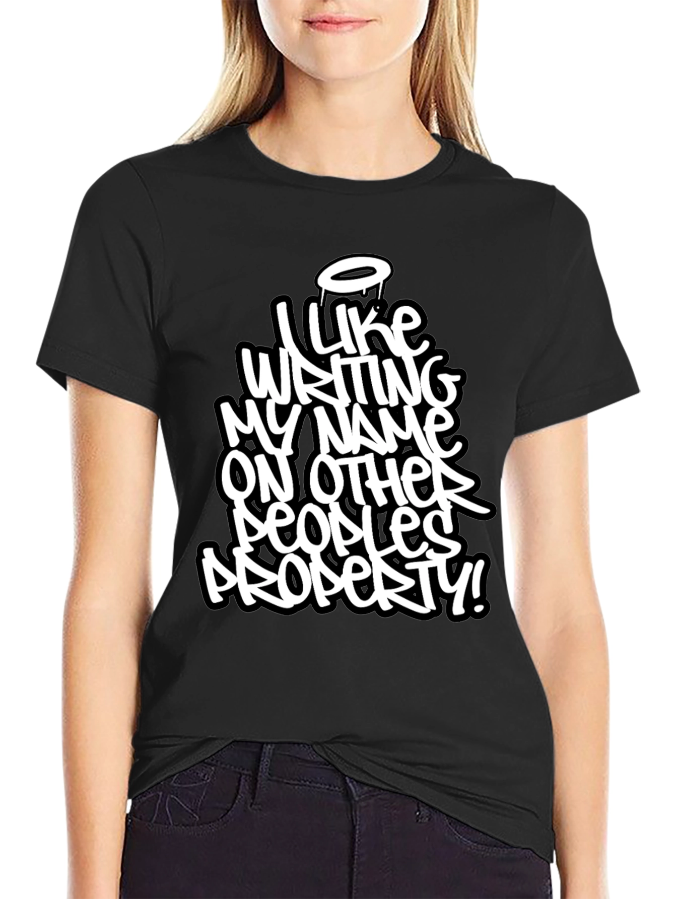 I Like Writing My Name Graphic T-Shirt