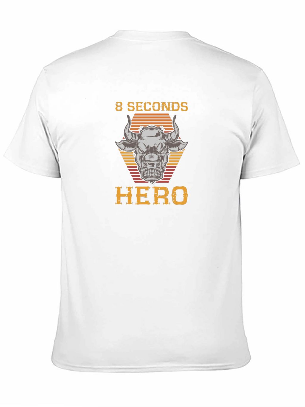 8 Seconds Hero Bull Riding Graphic T-Shirt